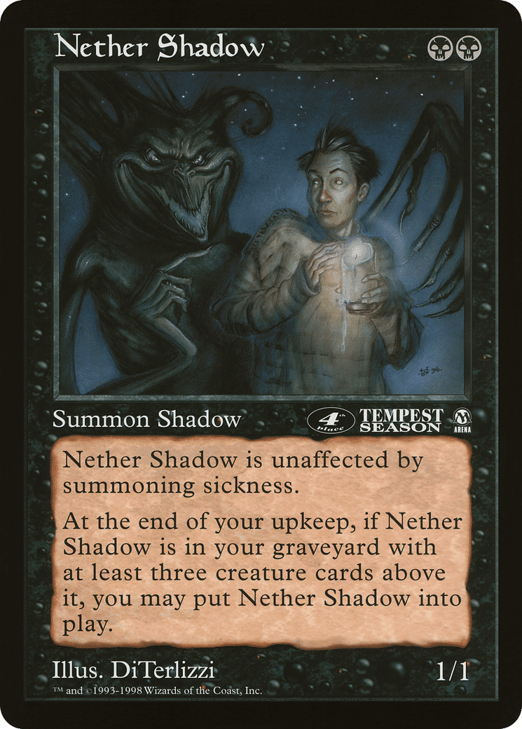 Nether Shadow — Oversized League Prizes — Magic: The Gathering