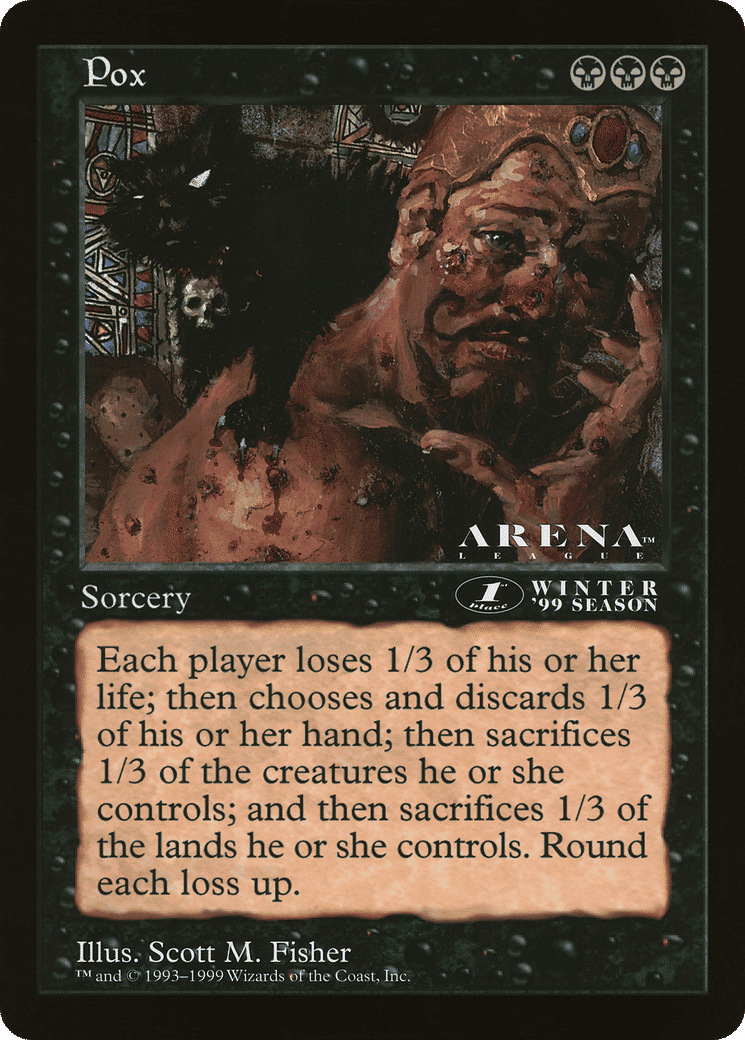 Pox — Oversized League Prizes — Magic: The Gathering