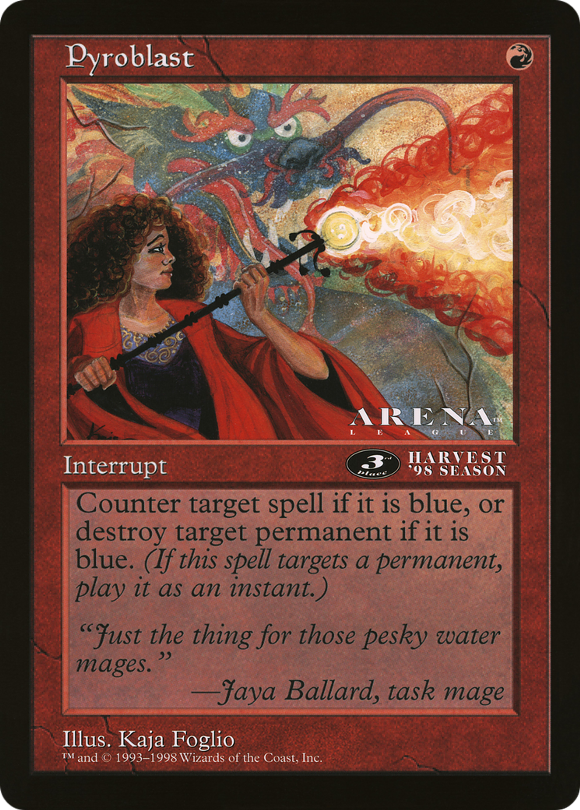 Pyrosalve — Oversized League Prizes — Magic: The Gathering