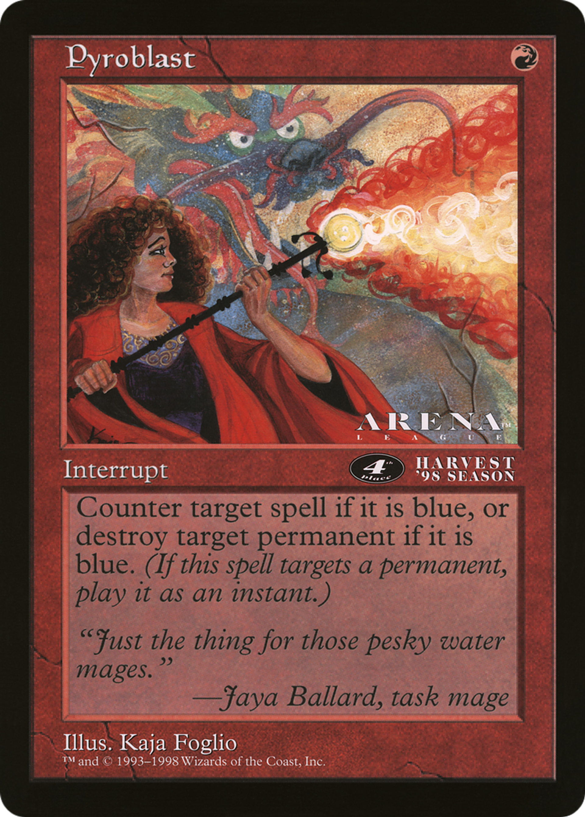 Pyrosalve — Oversized League Prizes — Magic: The Gathering
