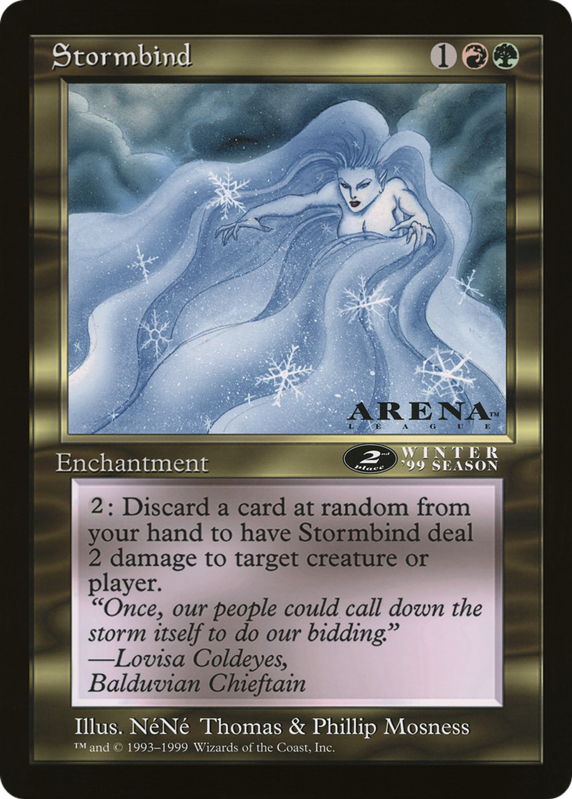 Tourmenteuse — Oversized League Prizes — Magic: The Gathering