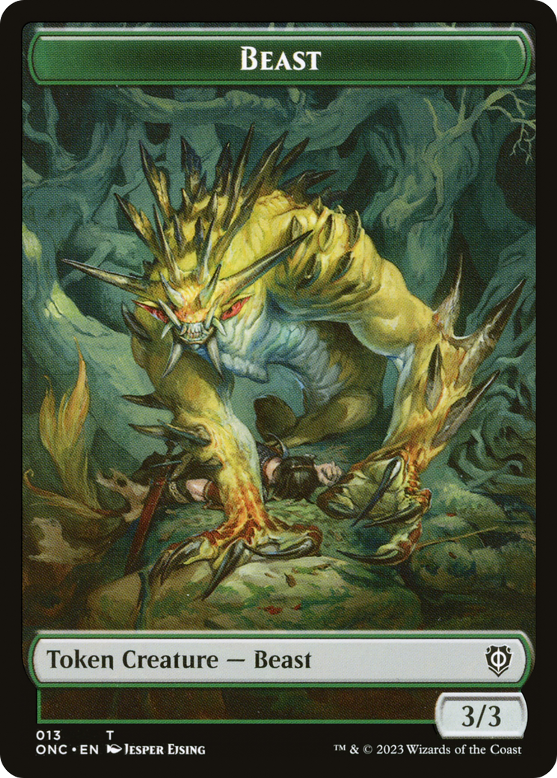 Beast — Phyrexia: All Will Be One Commander — Magic: The Gathering