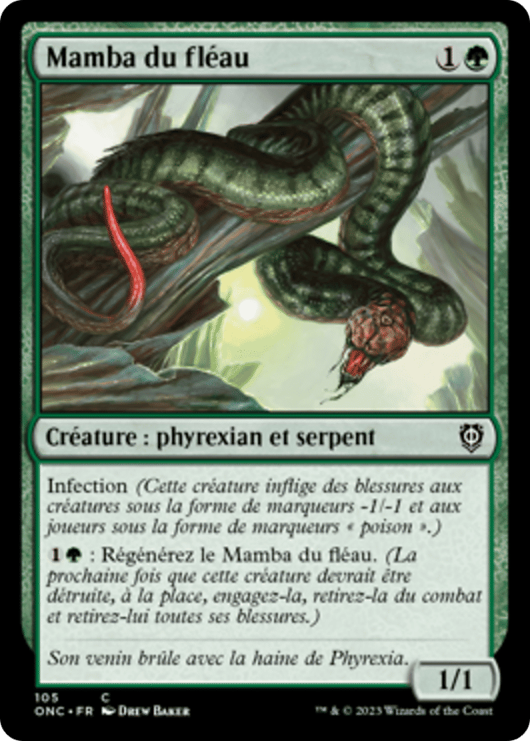 Mamba du fléau — Phyrexia: All Will Be One Commander — Magic: The Gathering
