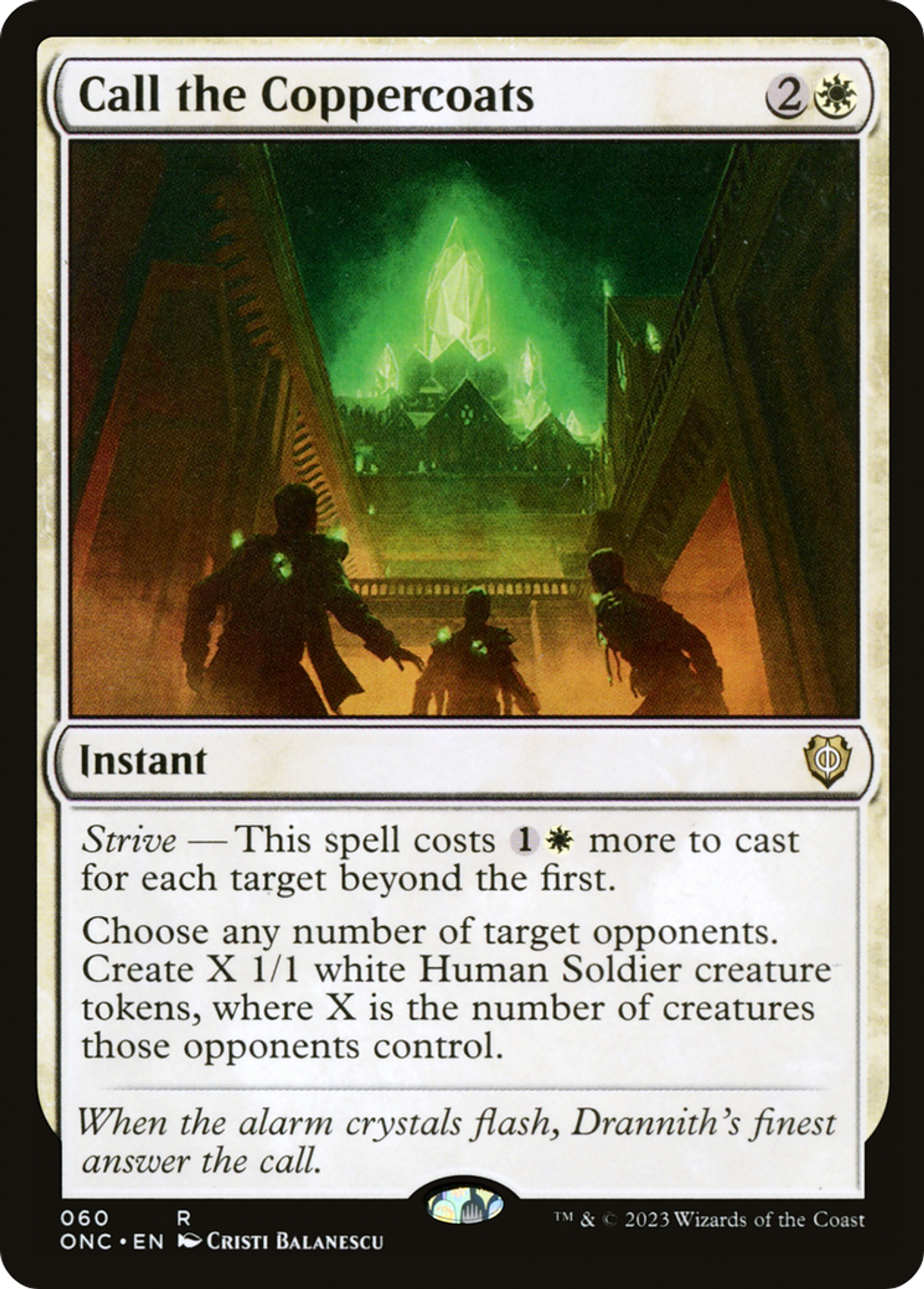 Appelez les Capes de cuivre ! — Phyrexia: All Will Be One Commander — Magic: The Gathering