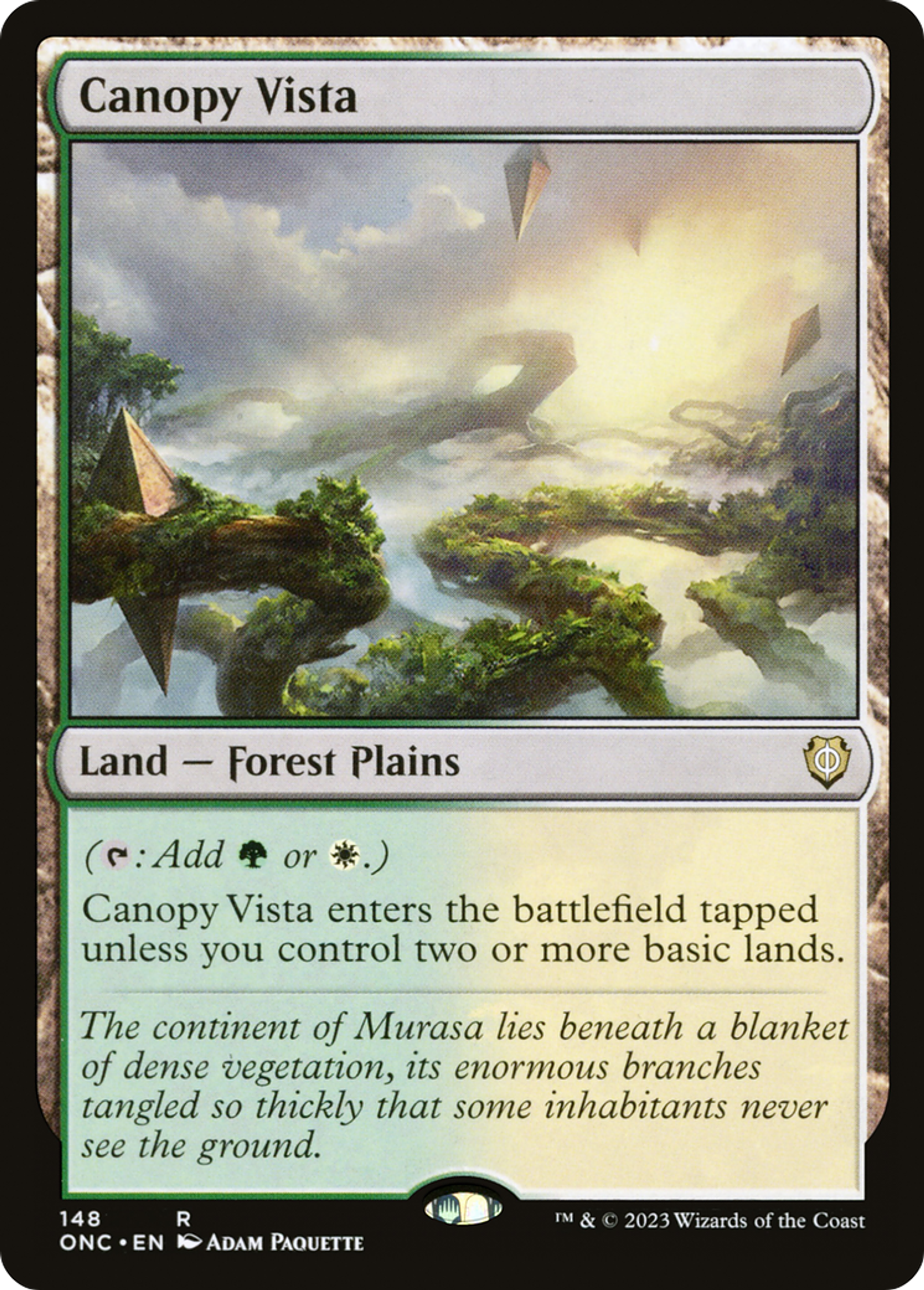 Vue de la canopée — Phyrexia: All Will Be One Commander — Magic: The Gathering