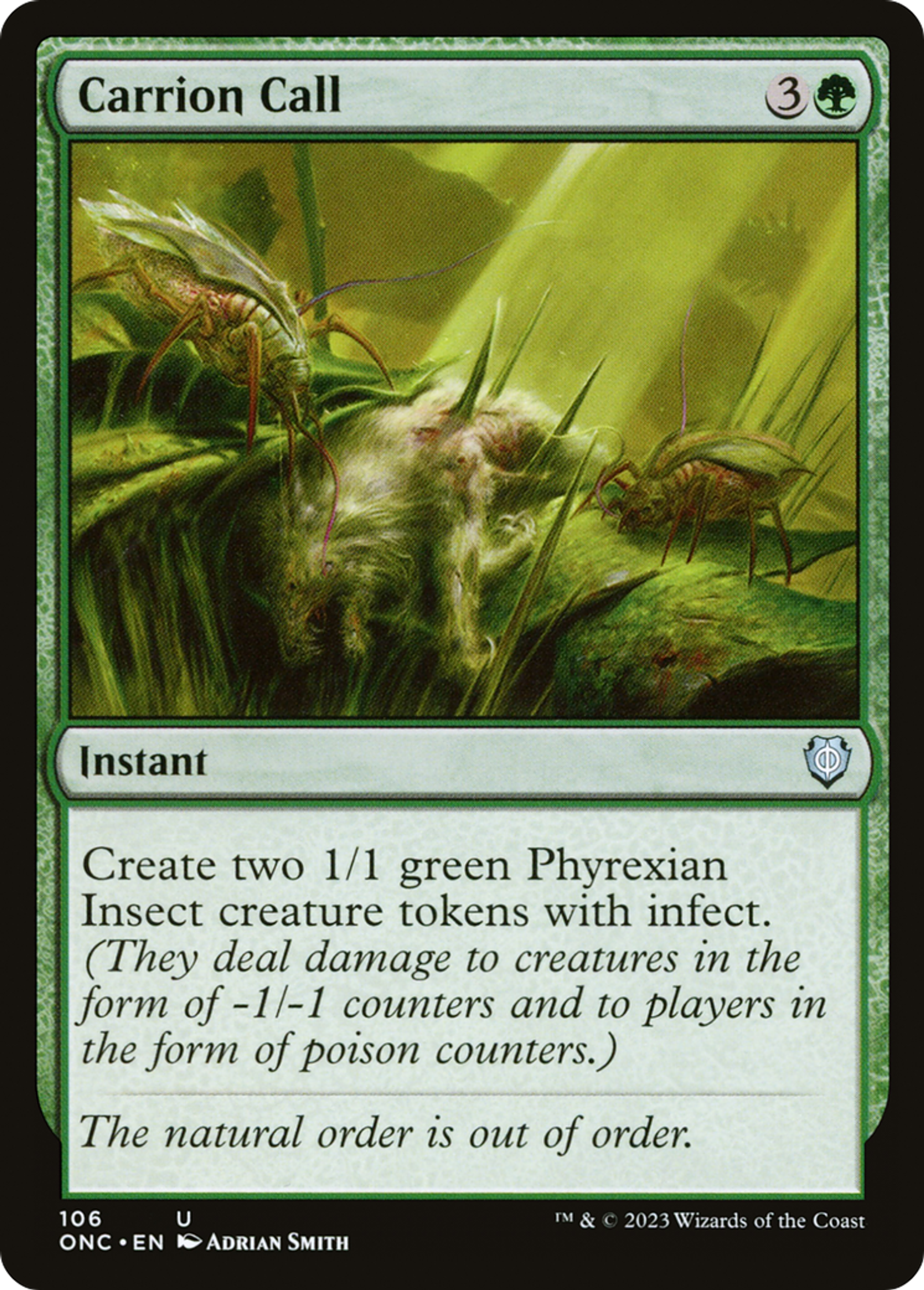 Appel aux charognards — Phyrexia: All Will Be One Commander — Magic: The Gathering