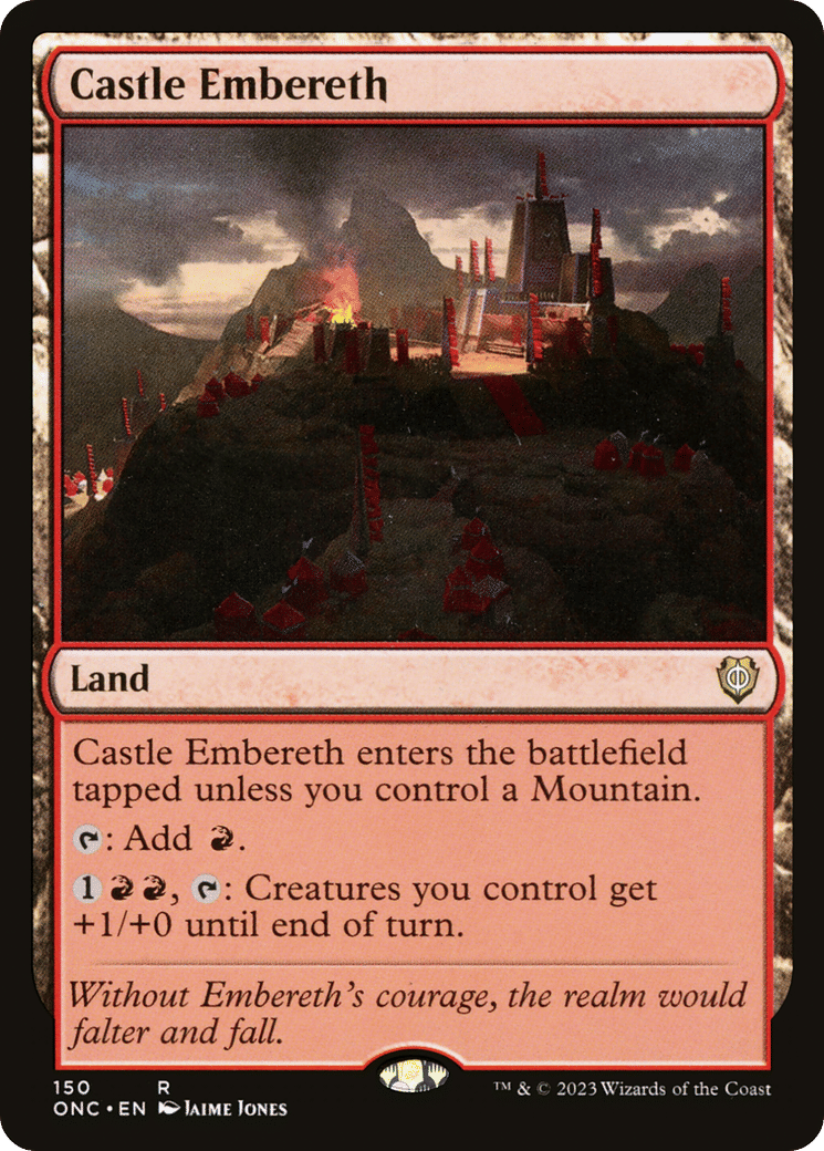 Castle Embereth — Phyrexia: All Will Be One Commander — Magic: The Gathering