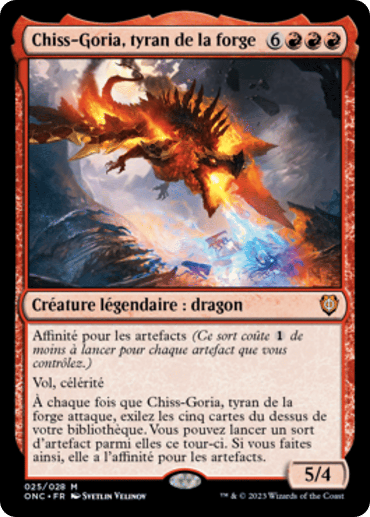 Chiss-Goria, tyran de la forge from Phyrexia: All Will Be One Commander - Magic: The Gathering