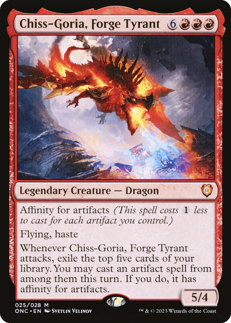 Chiss-Goria, Forge Tyrant — Phyrexia: All Will Be One Commander — Magic: The Gathering