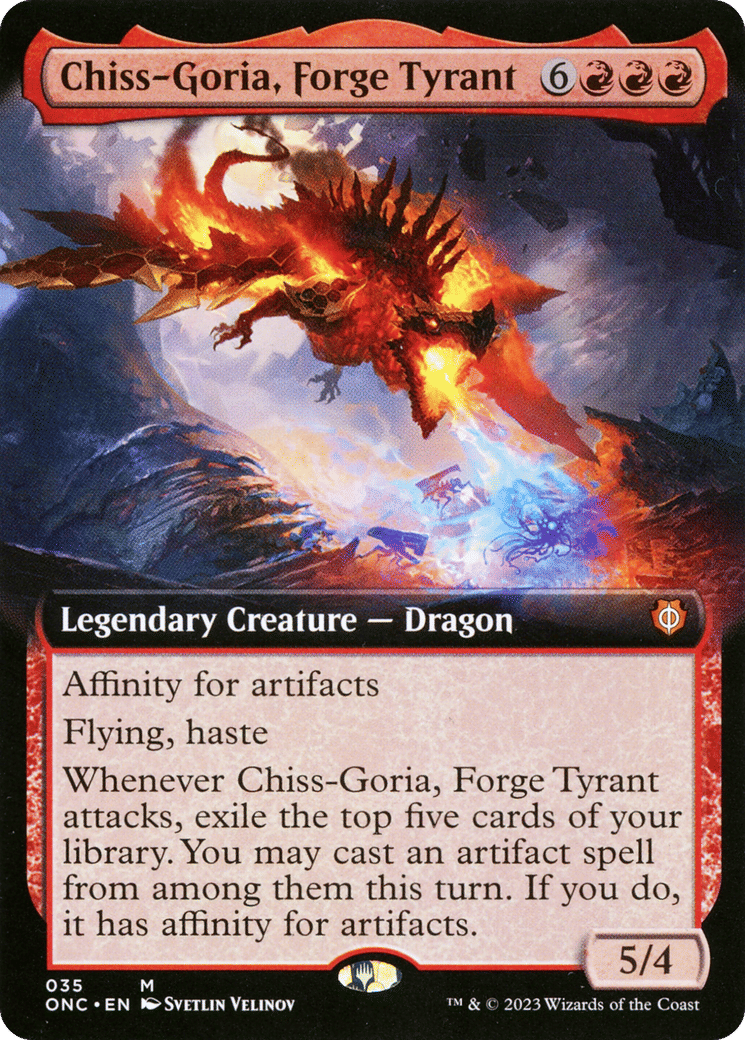 Chiss-Goria, Forge Tyrant — Phyrexia: All Will Be One Commander — Magic: The Gathering