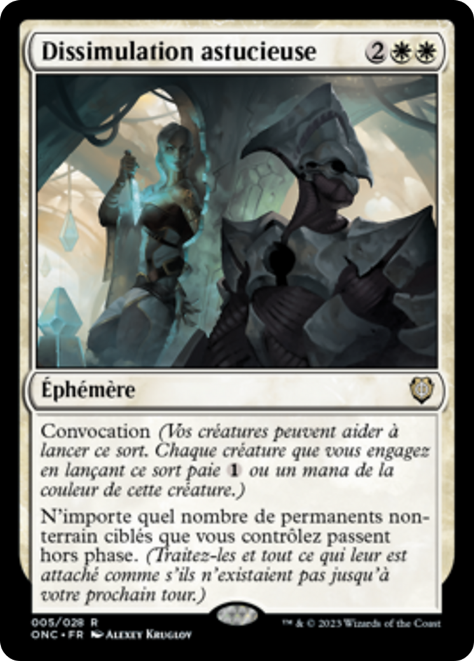 Dissimulation astucieuse — Phyrexia: All Will Be One Commander — Magic: The Gathering