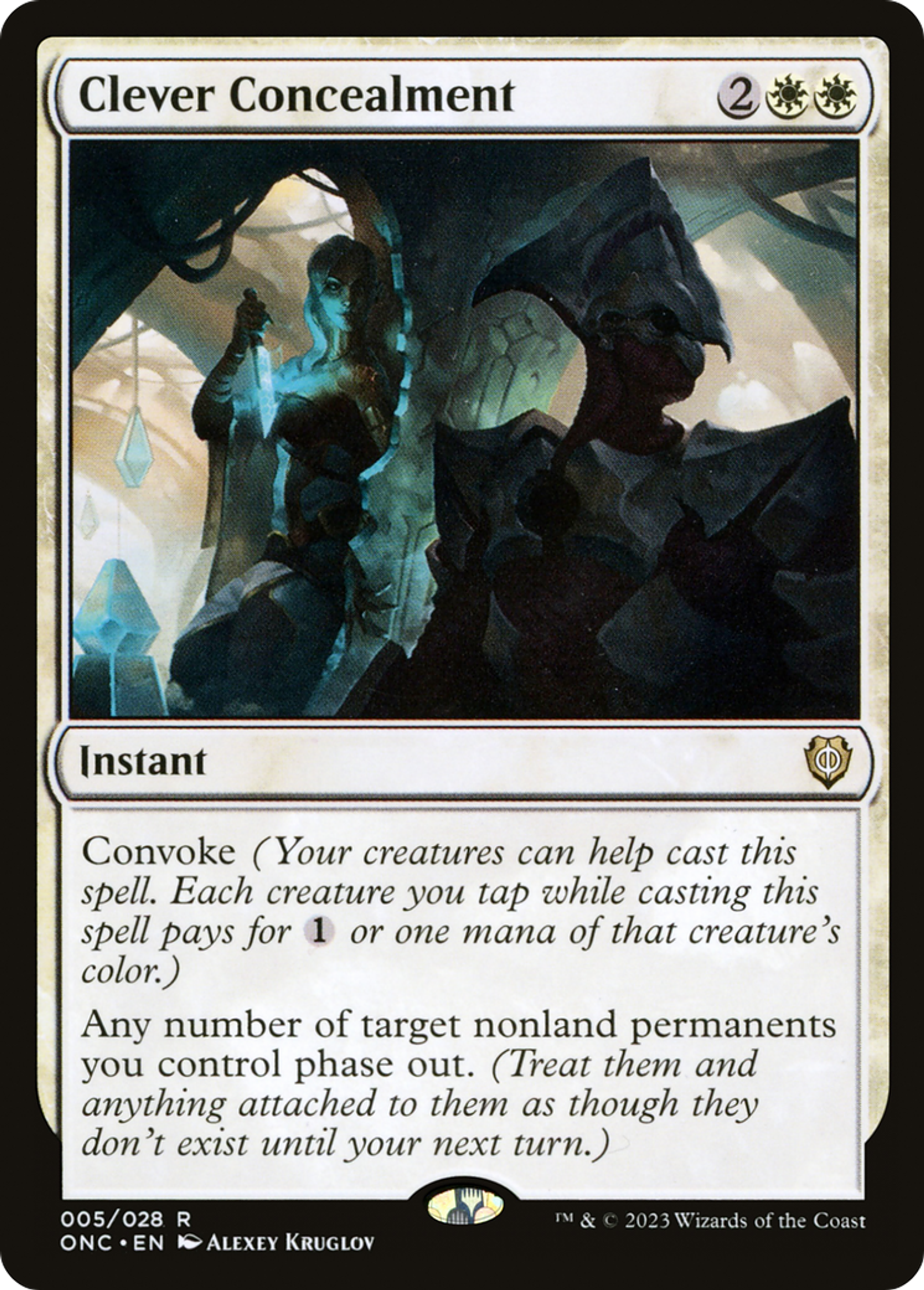 Dissimulation astucieuse — Phyrexia: All Will Be One Commander — Magic: The Gathering