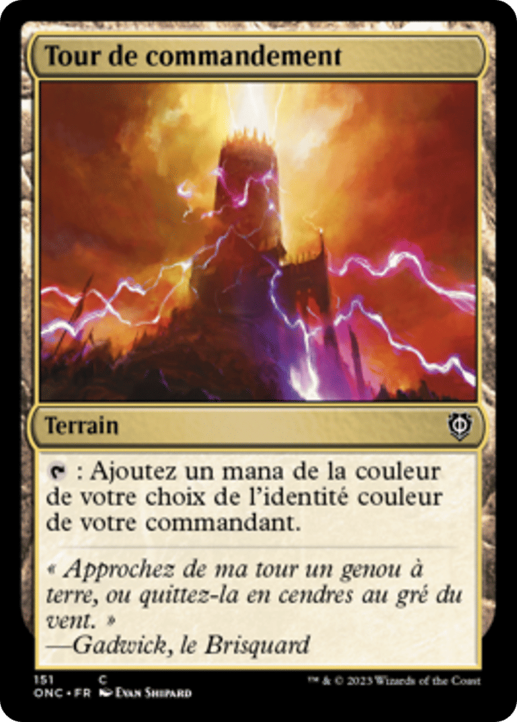 Tour de commandement — Phyrexia: All Will Be One Commander — Magic: The Gathering