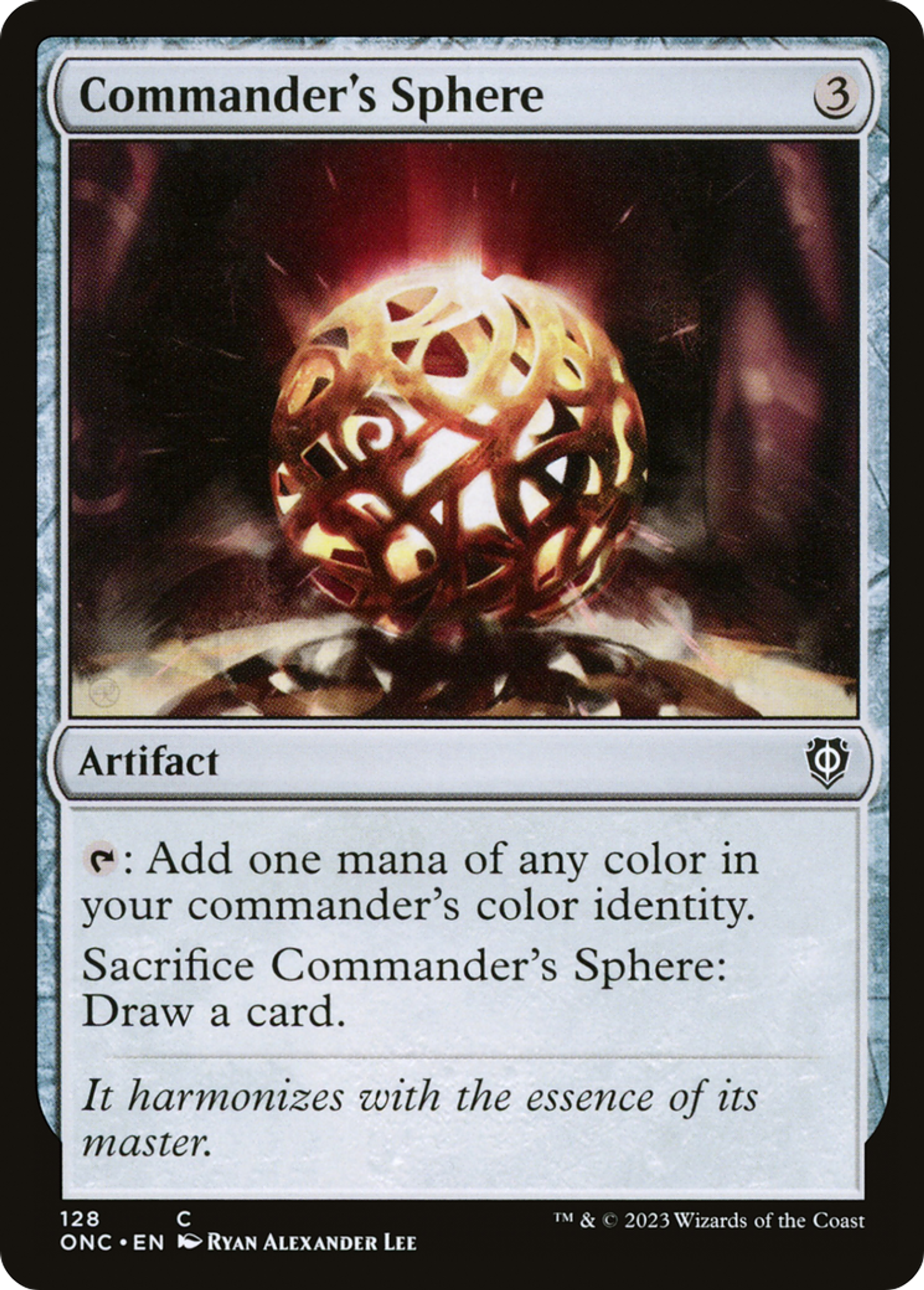Sphère du commandant — Phyrexia: All Will Be One Commander — Magic: The Gathering
