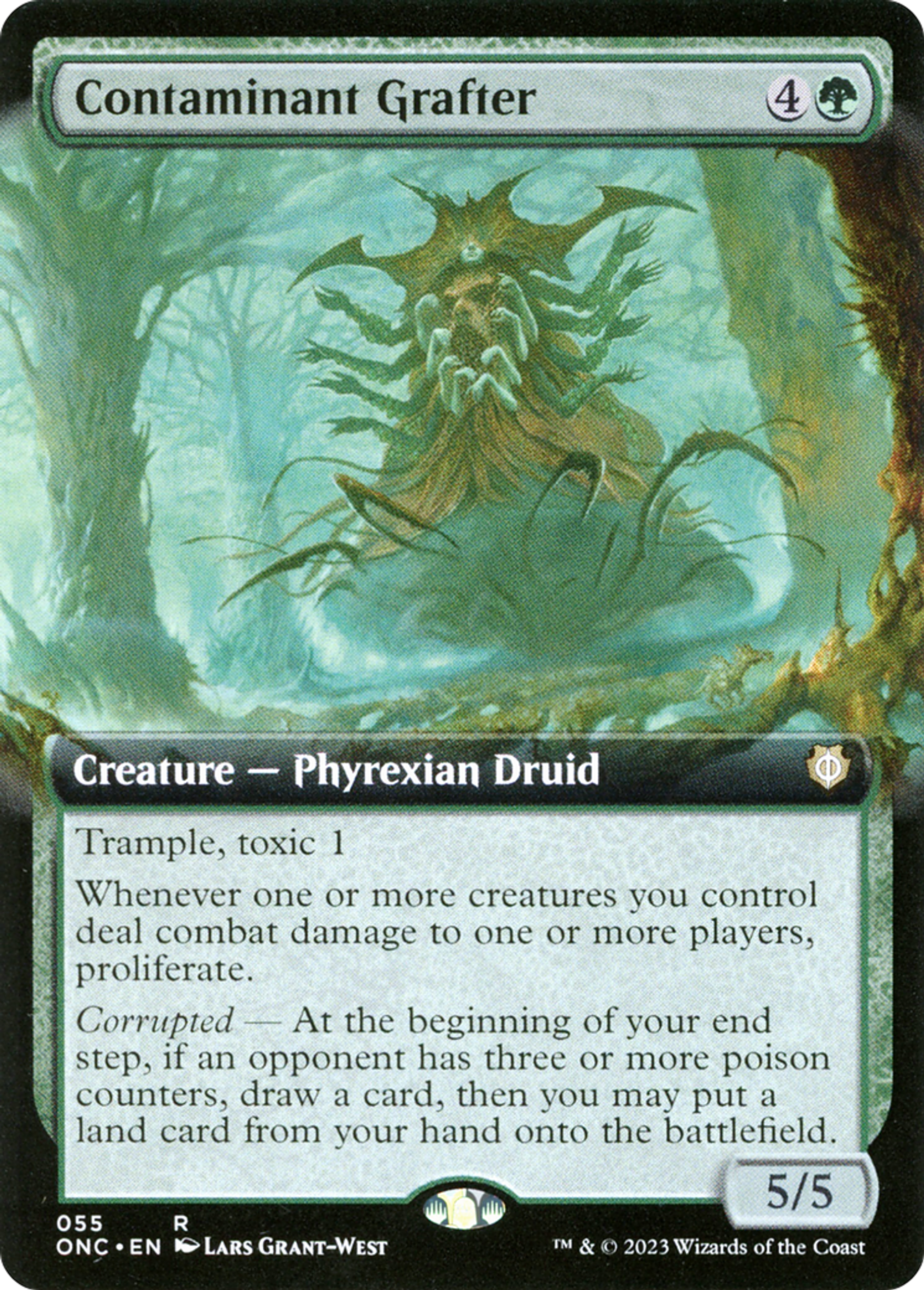 Greffeur de polluants — Phyrexia: All Will Be One Commander — Magic: The Gathering