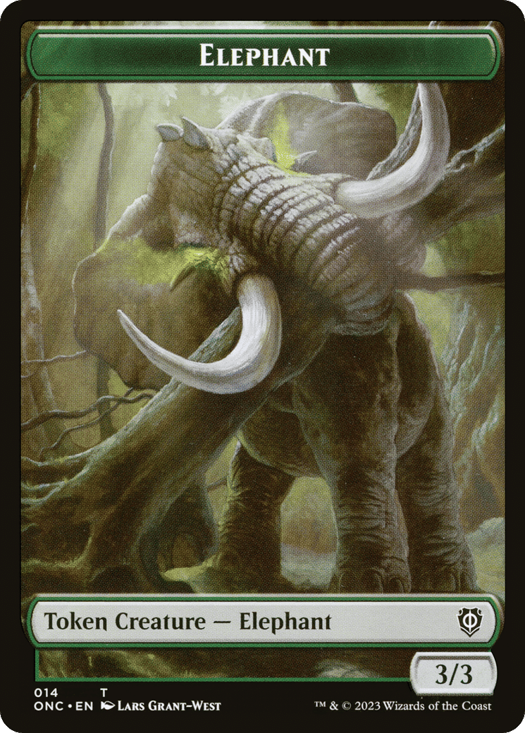 Elephant — Phyrexia: All Will Be One Commander — Magic: The Gathering