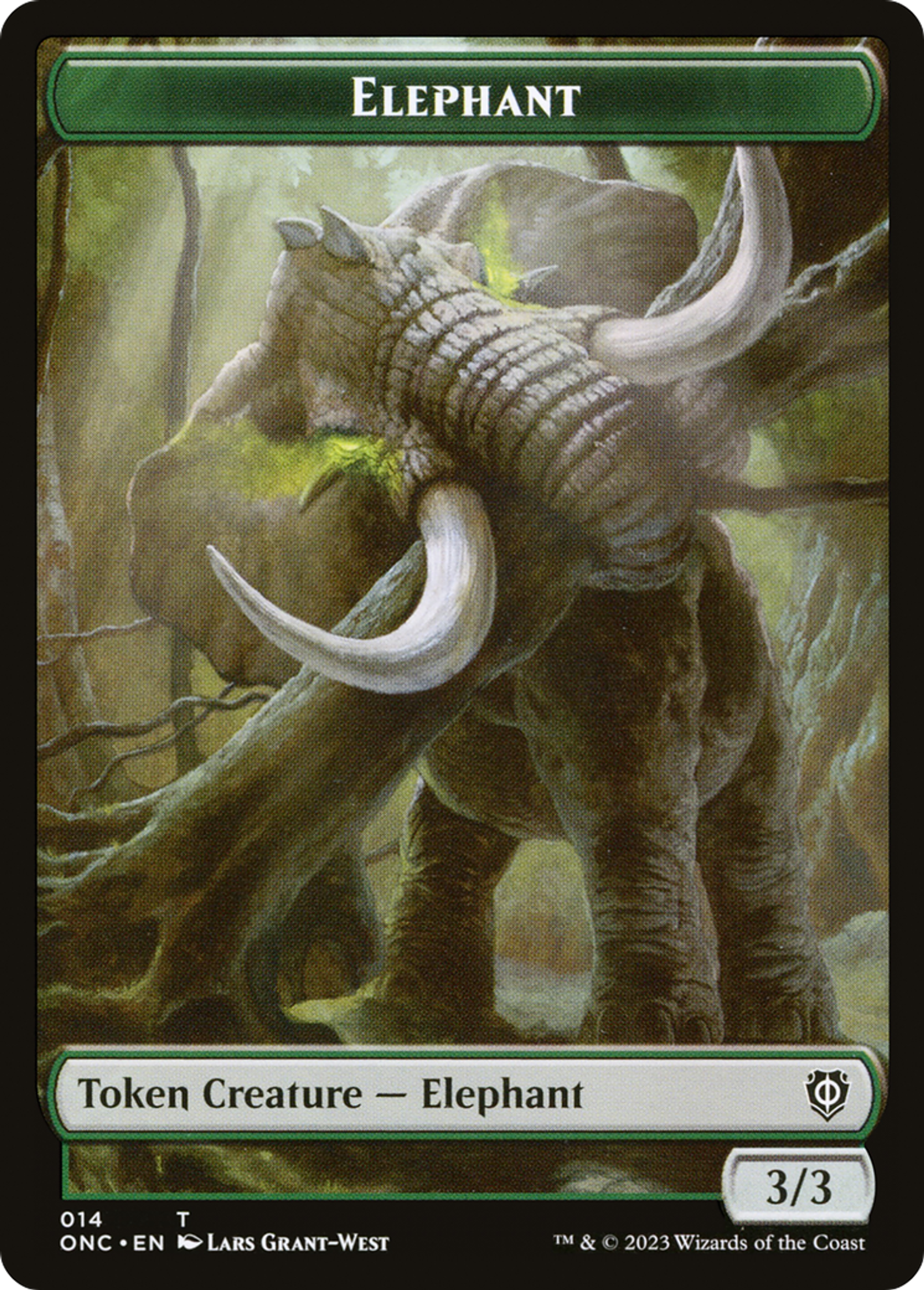 Elephant — Phyrexia: All Will Be One Commander — Magic: The Gathering
