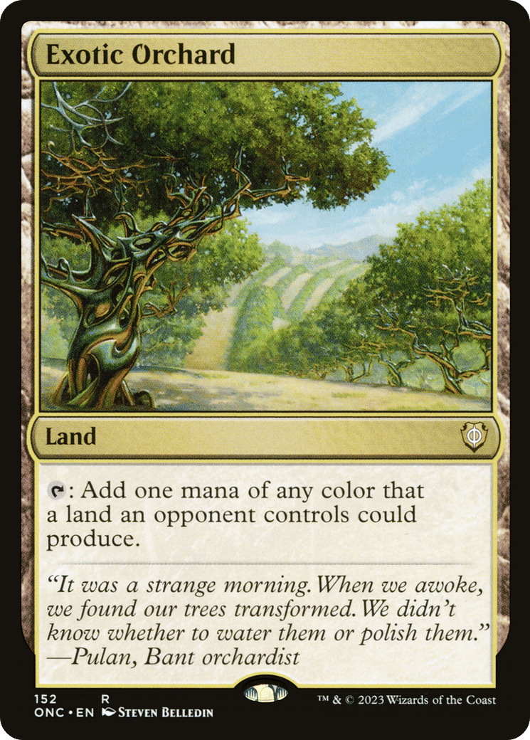 Exotic Orchard — Phyrexia: All Will Be One Commander — Magic: The Gathering