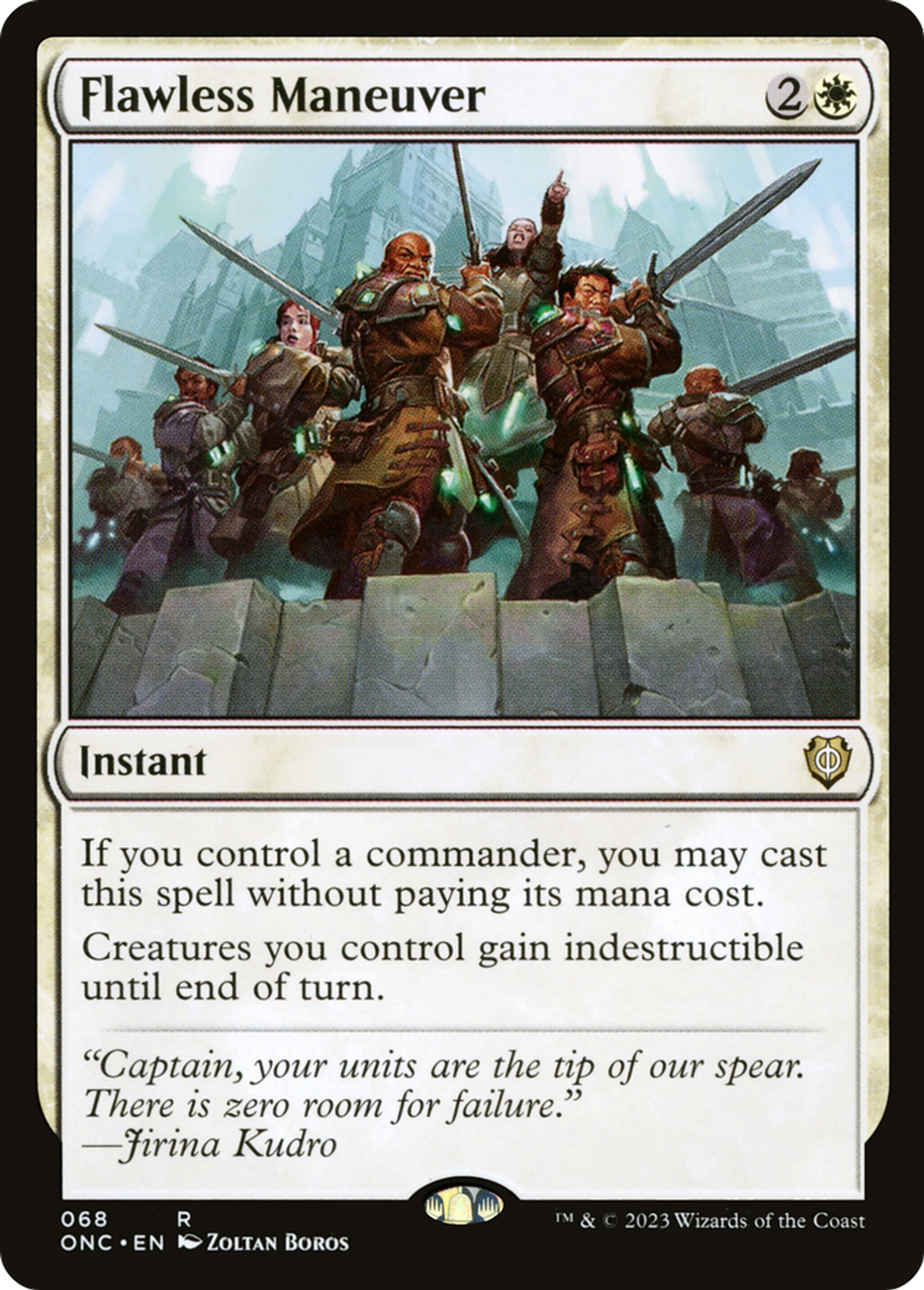 Manœuvre irréprochable — Phyrexia: All Will Be One Commander — Magic: The Gathering