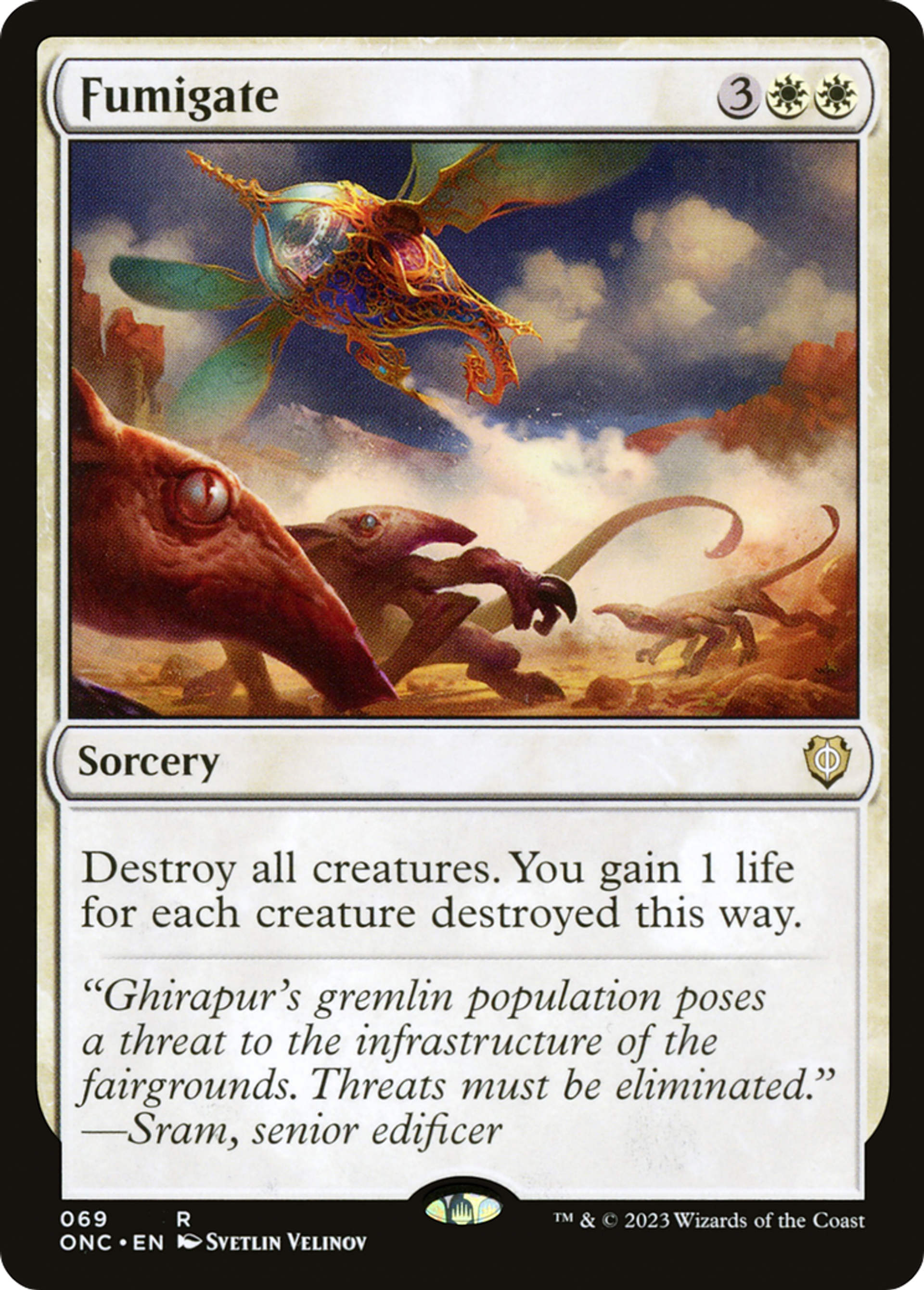 Fumigation — Phyrexia: All Will Be One Commander — Magic: The Gathering