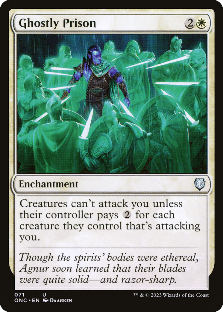 Ghostly Prison — Phyrexia: All Will Be One Commander — Magic: The Gathering