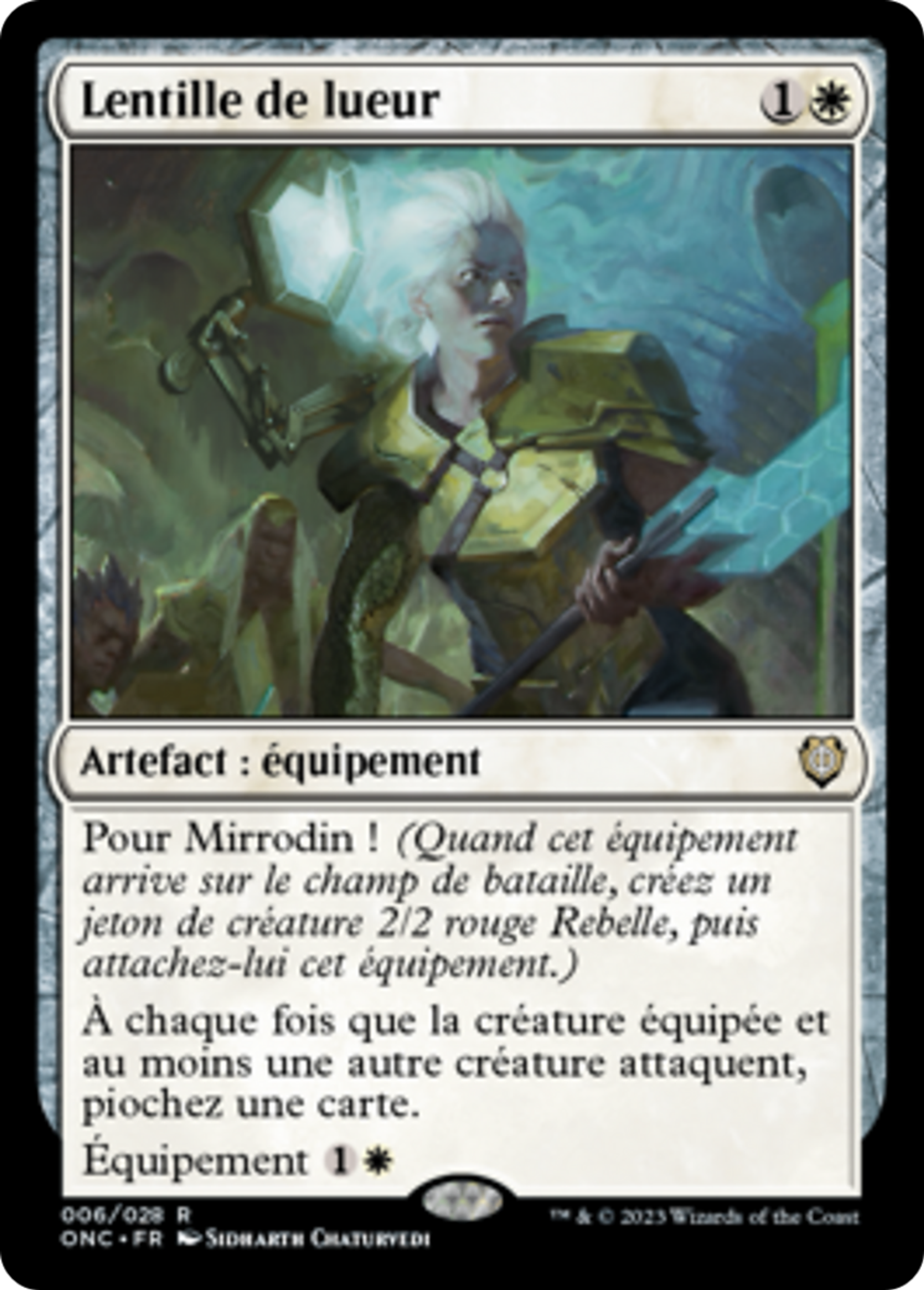 Lentille de lueur — Phyrexia: All Will Be One Commander — Magic: The Gathering