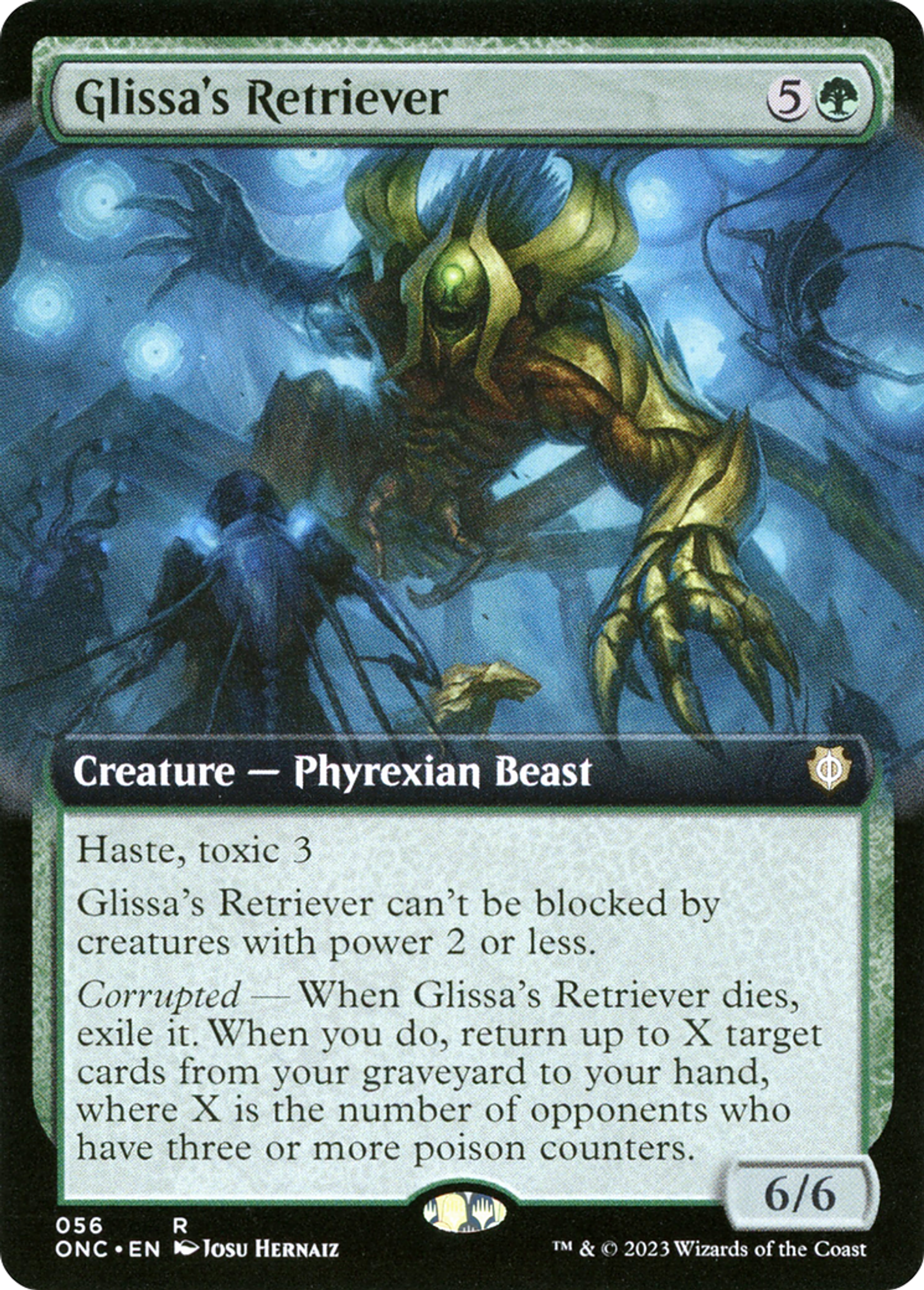 Récupérateur de Glissa — Phyrexia: All Will Be One Commander — Magic: The Gathering