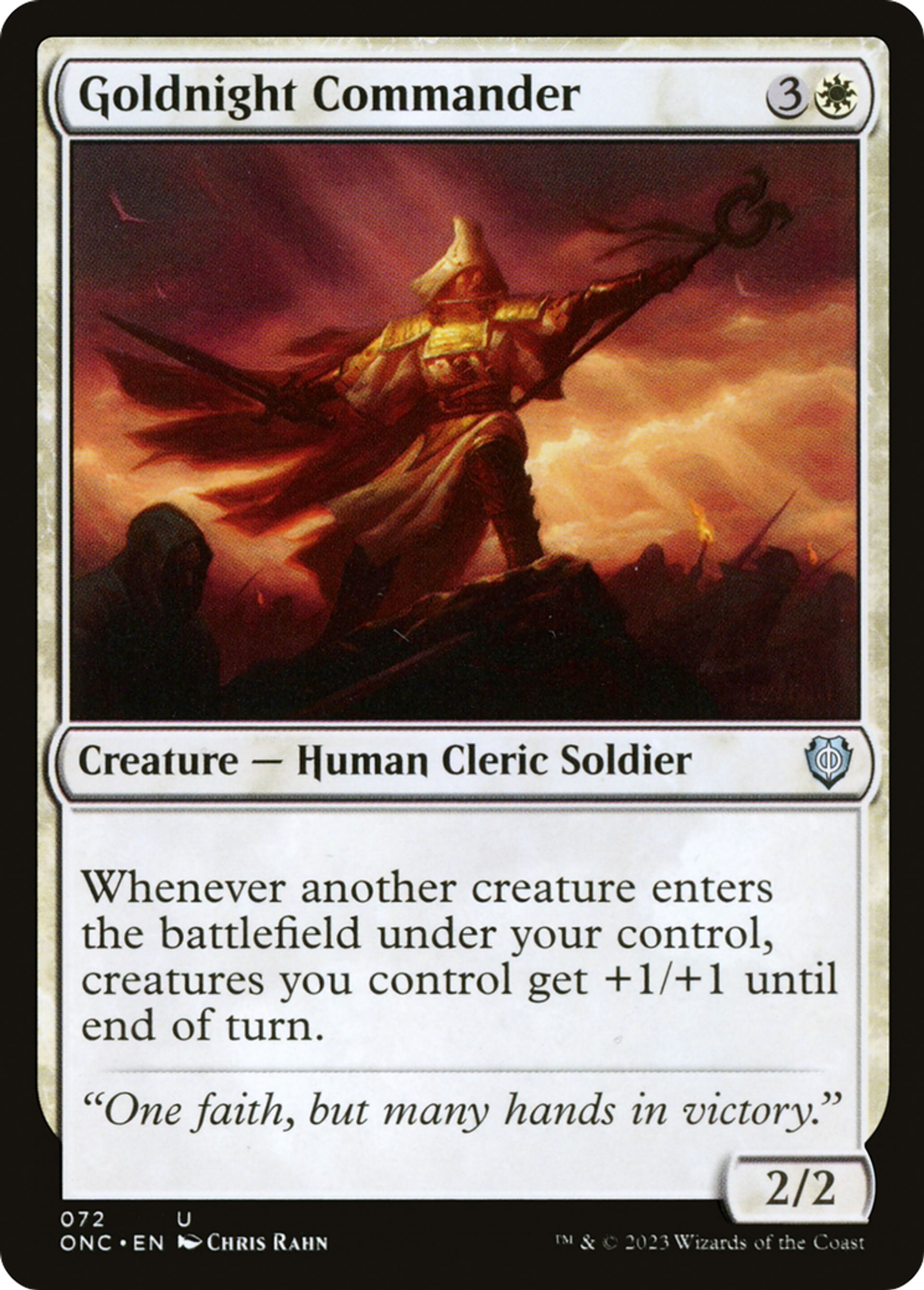 Commandant d'Ornuit — Phyrexia: All Will Be One Commander — Magic: The Gathering