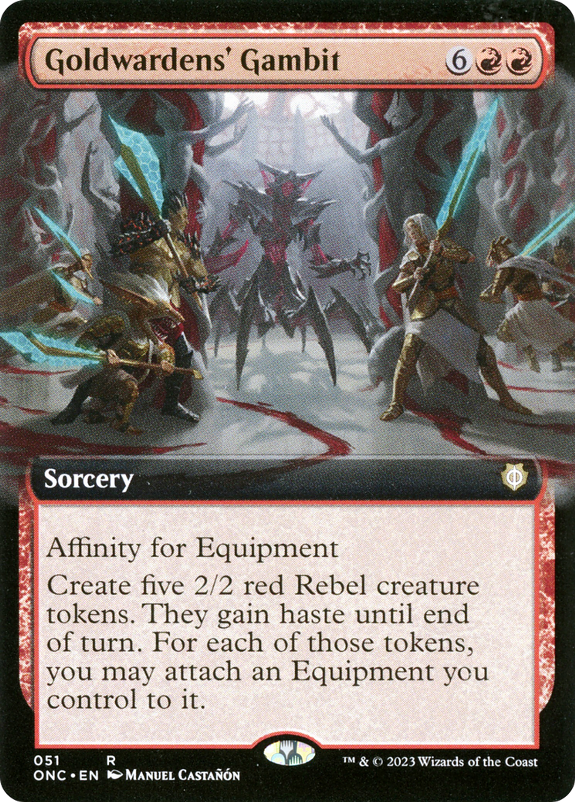 Pari des gardorés — Phyrexia: All Will Be One Commander — Magic: The Gathering