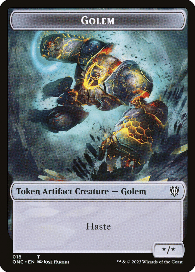 Golem — Phyrexia: All Will Be One Commander — Magic: The Gathering