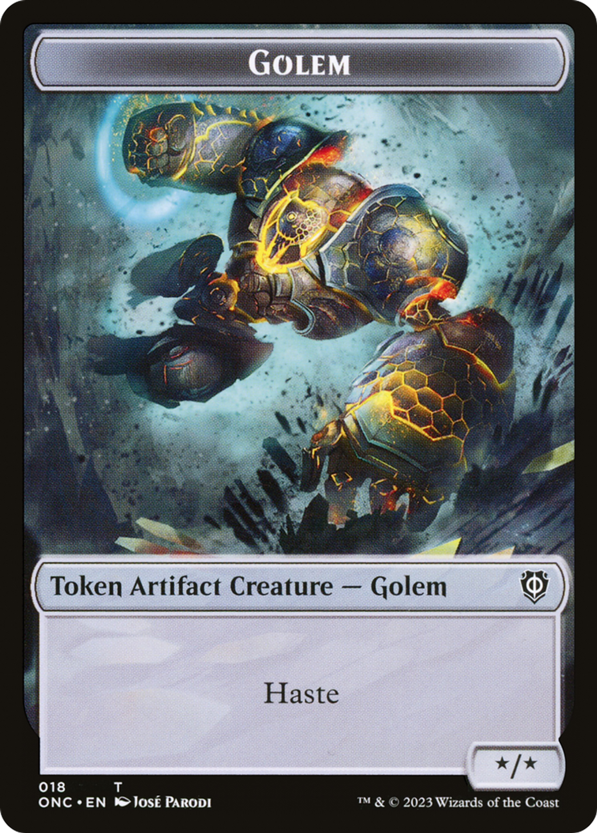 Golem — Phyrexia: All Will Be One Commander — Magic: The Gathering