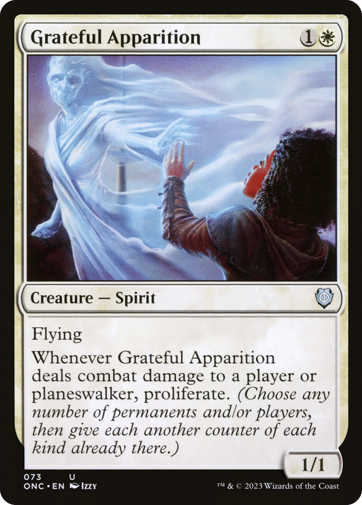 Grateful Apparition — Phyrexia: All Will Be One Commander — Magic: The Gathering