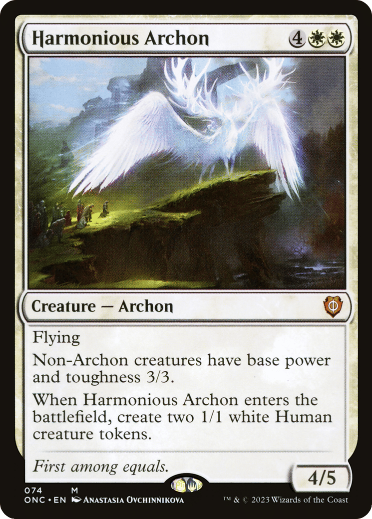 Harmonious Archon — Phyrexia: All Will Be One Commander — Magic: The Gathering