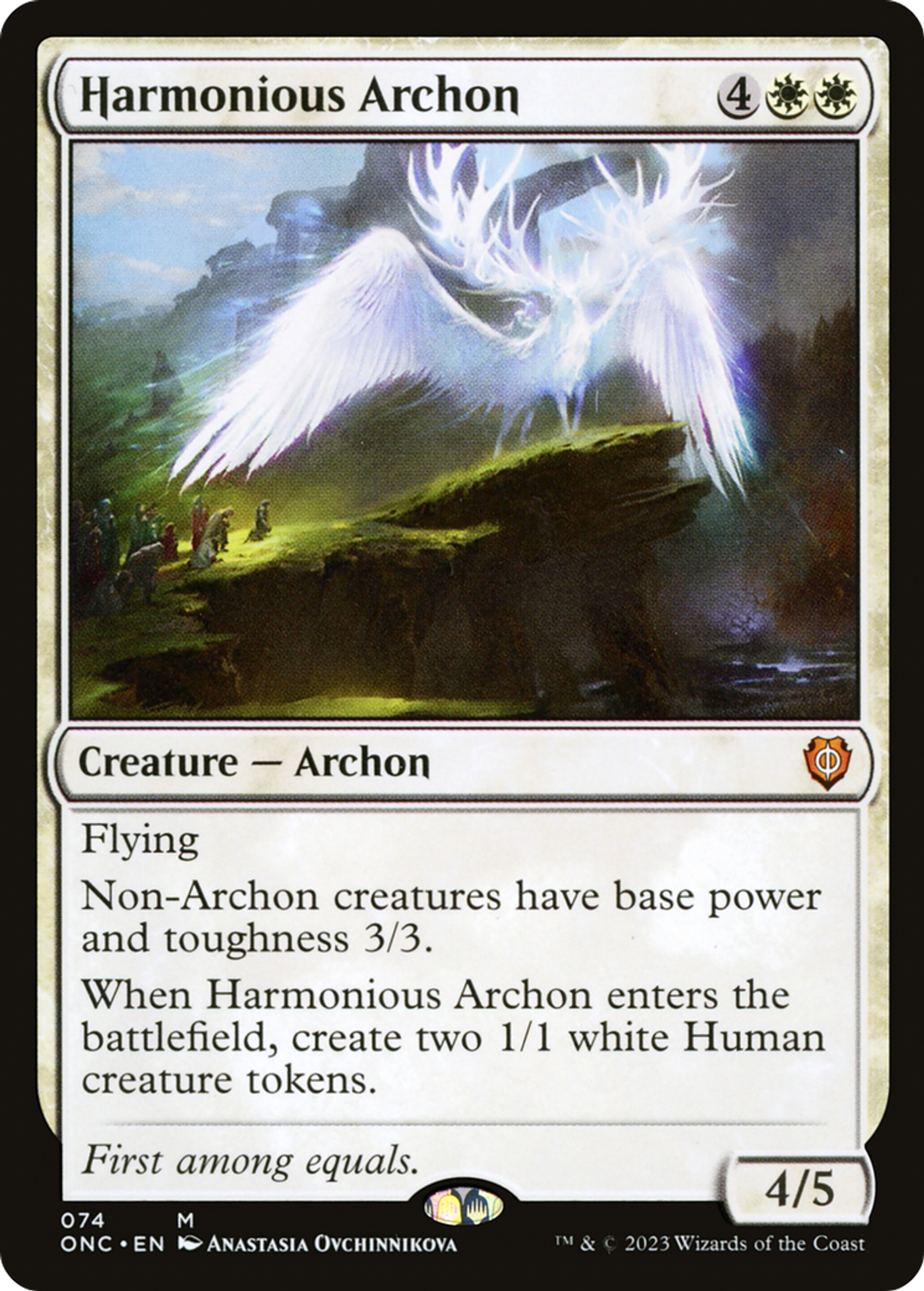 Archonte harmonieux — Phyrexia: All Will Be One Commander — Magic: The Gathering