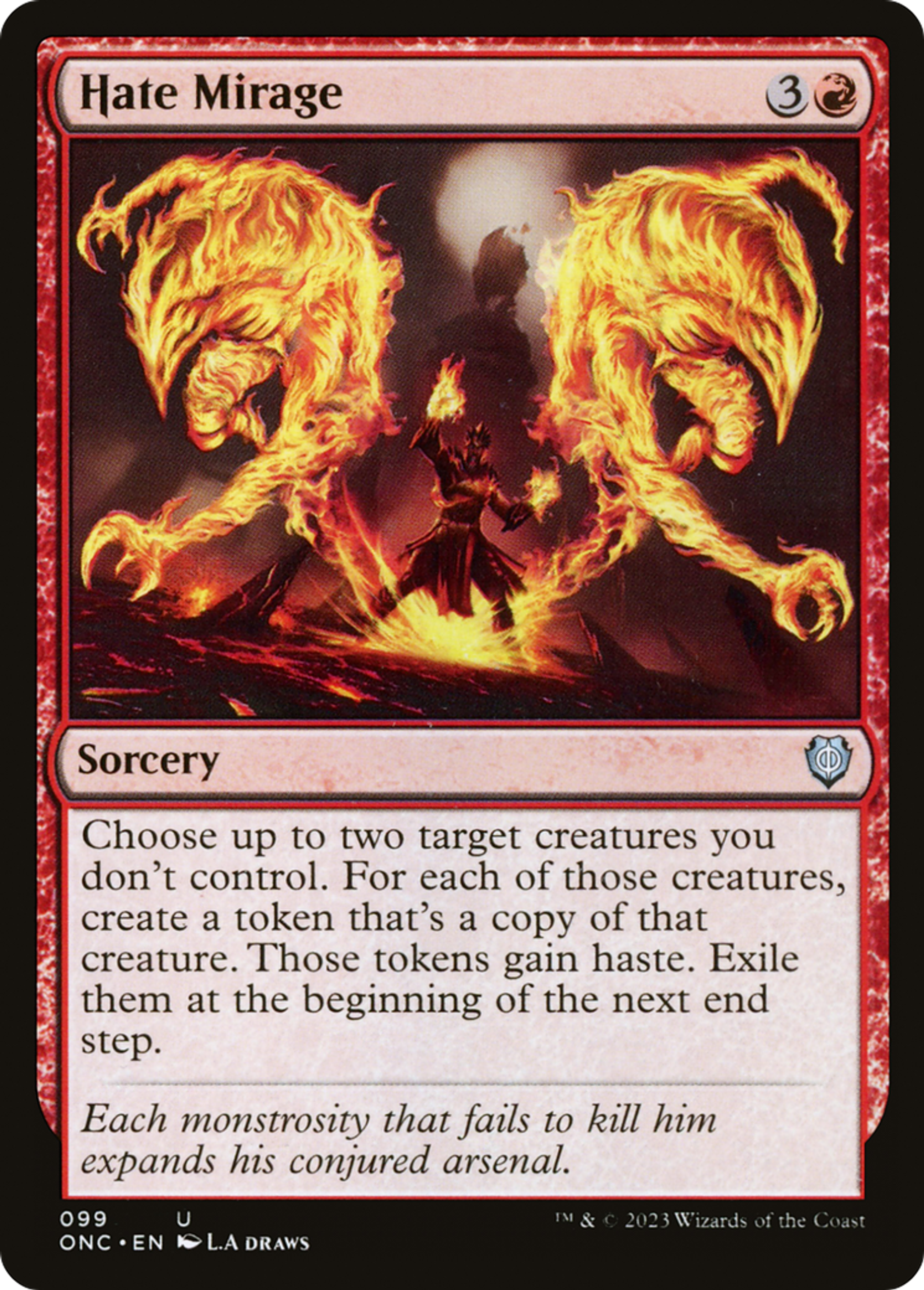Mirage de haine — Phyrexia: All Will Be One Commander — Magic: The Gathering