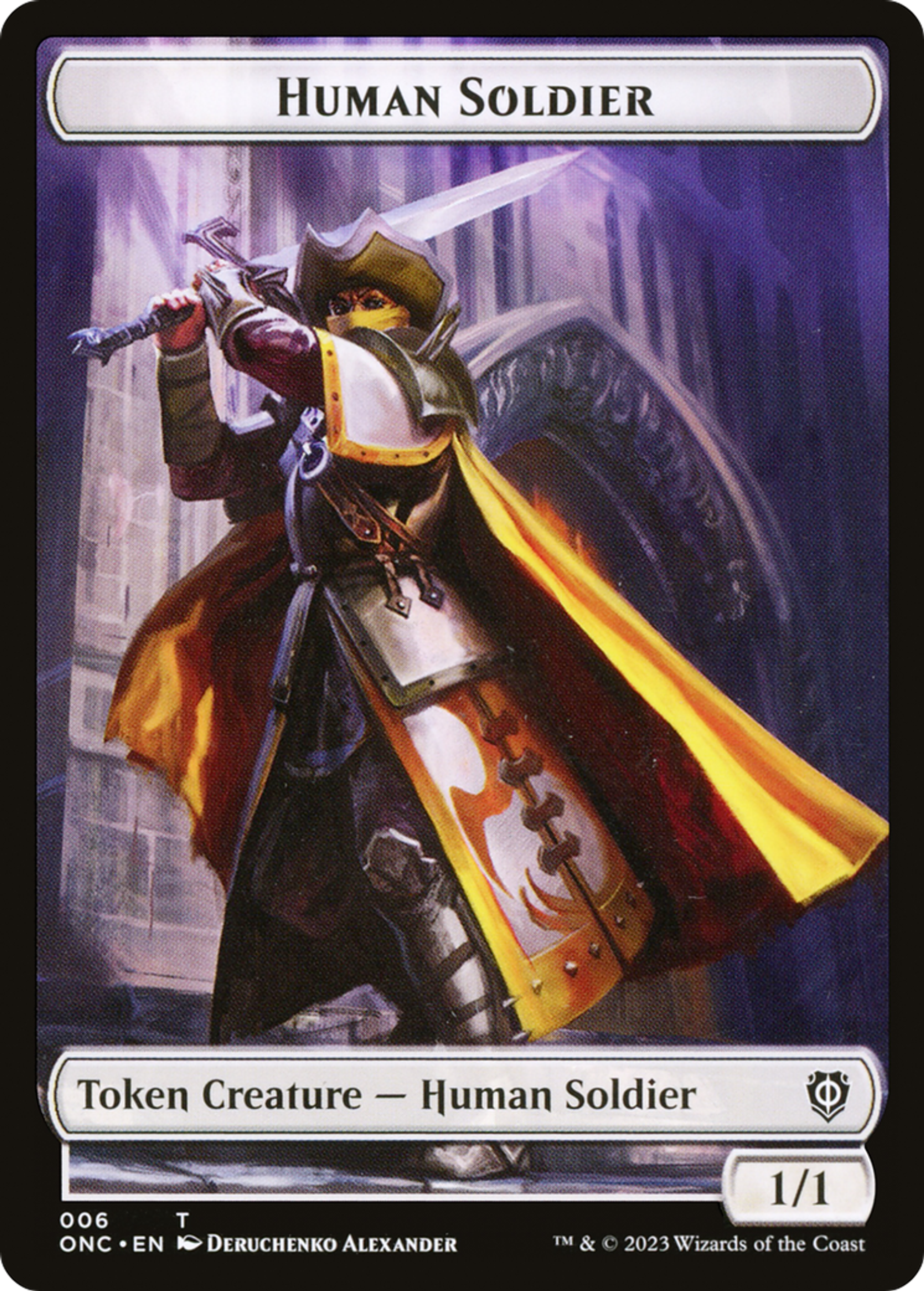 Human Soldier — Phyrexia: All Will Be One Commander — Magic: The Gathering