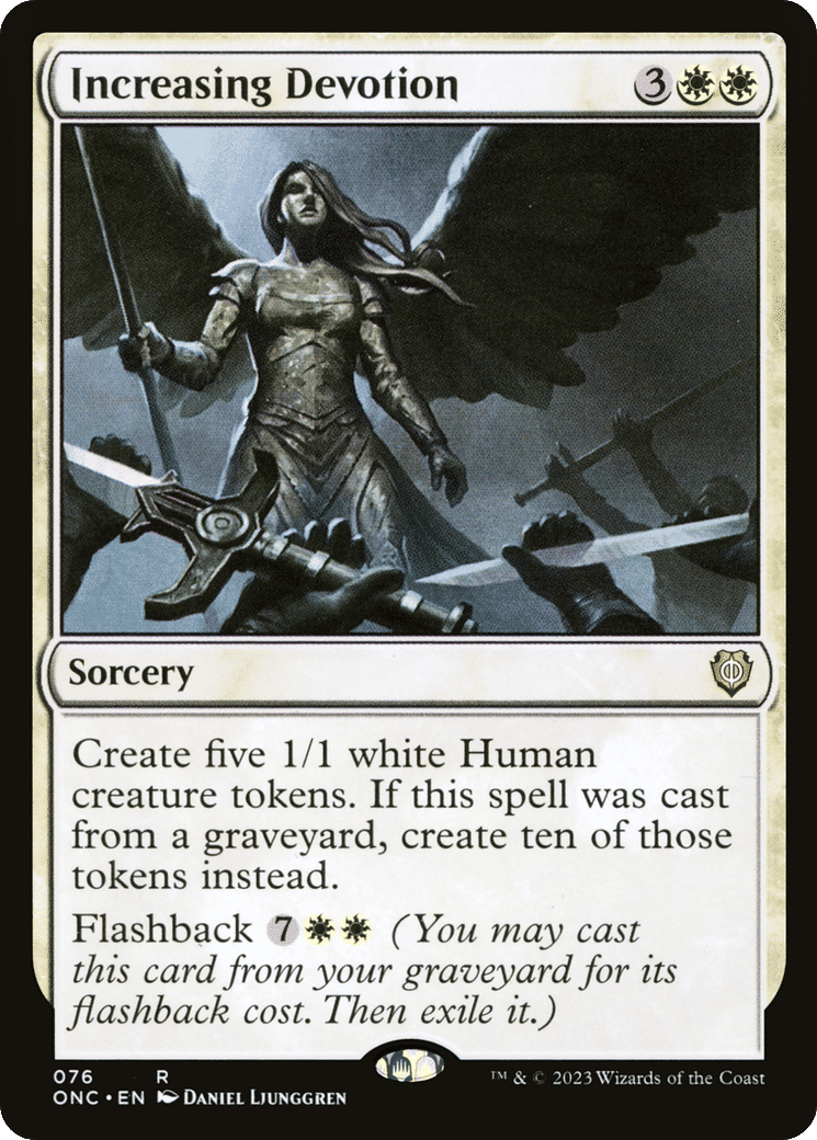Increasing Devotion — Phyrexia: All Will Be One Commander — Magic: The Gathering