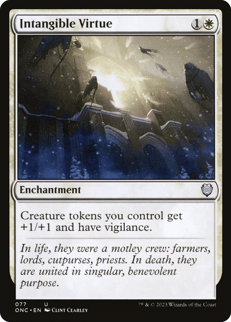 Intangible Virtue — Phyrexia: All Will Be One Commander — Magic: The Gathering
