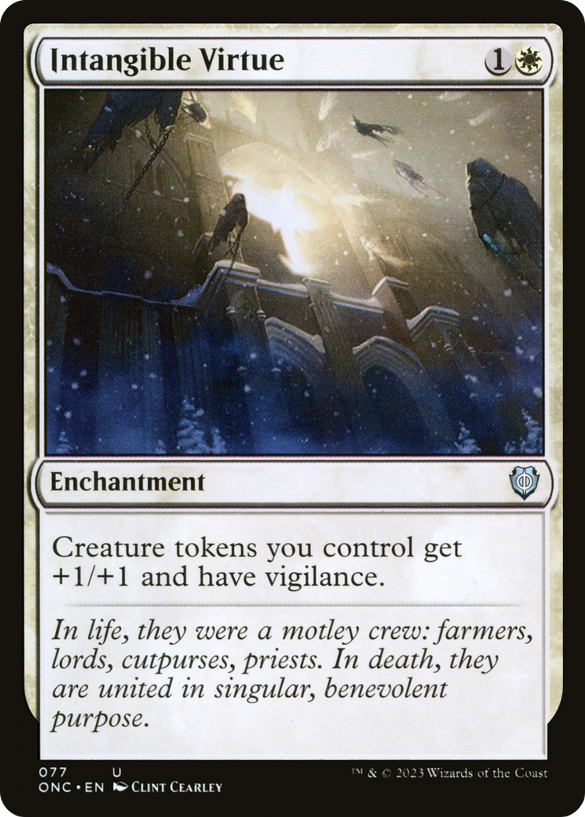 Vertu intangible — Phyrexia: All Will Be One Commander — Magic: The Gathering