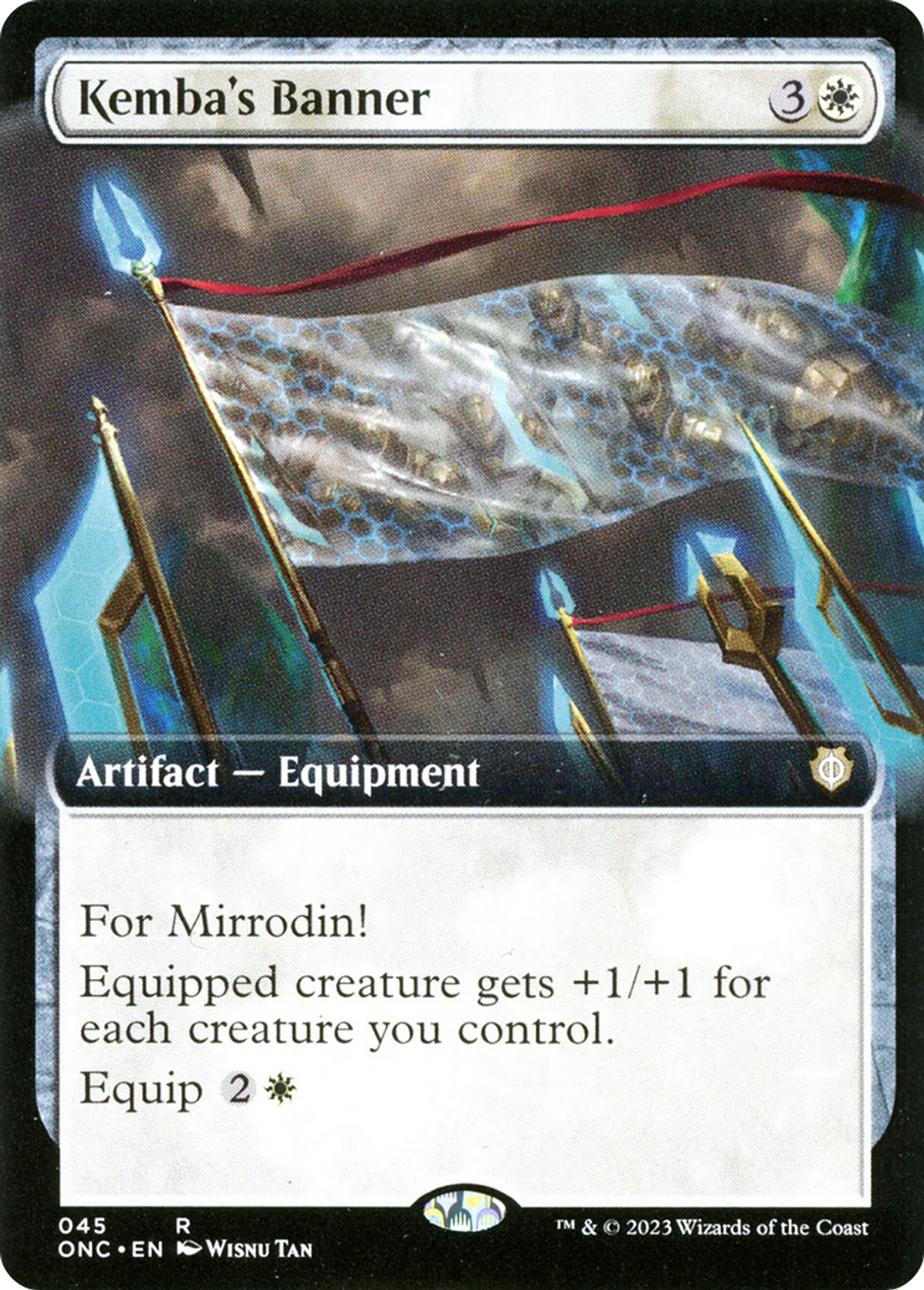 Bannière de Kemba — Phyrexia: All Will Be One Commander — Magic: The Gathering