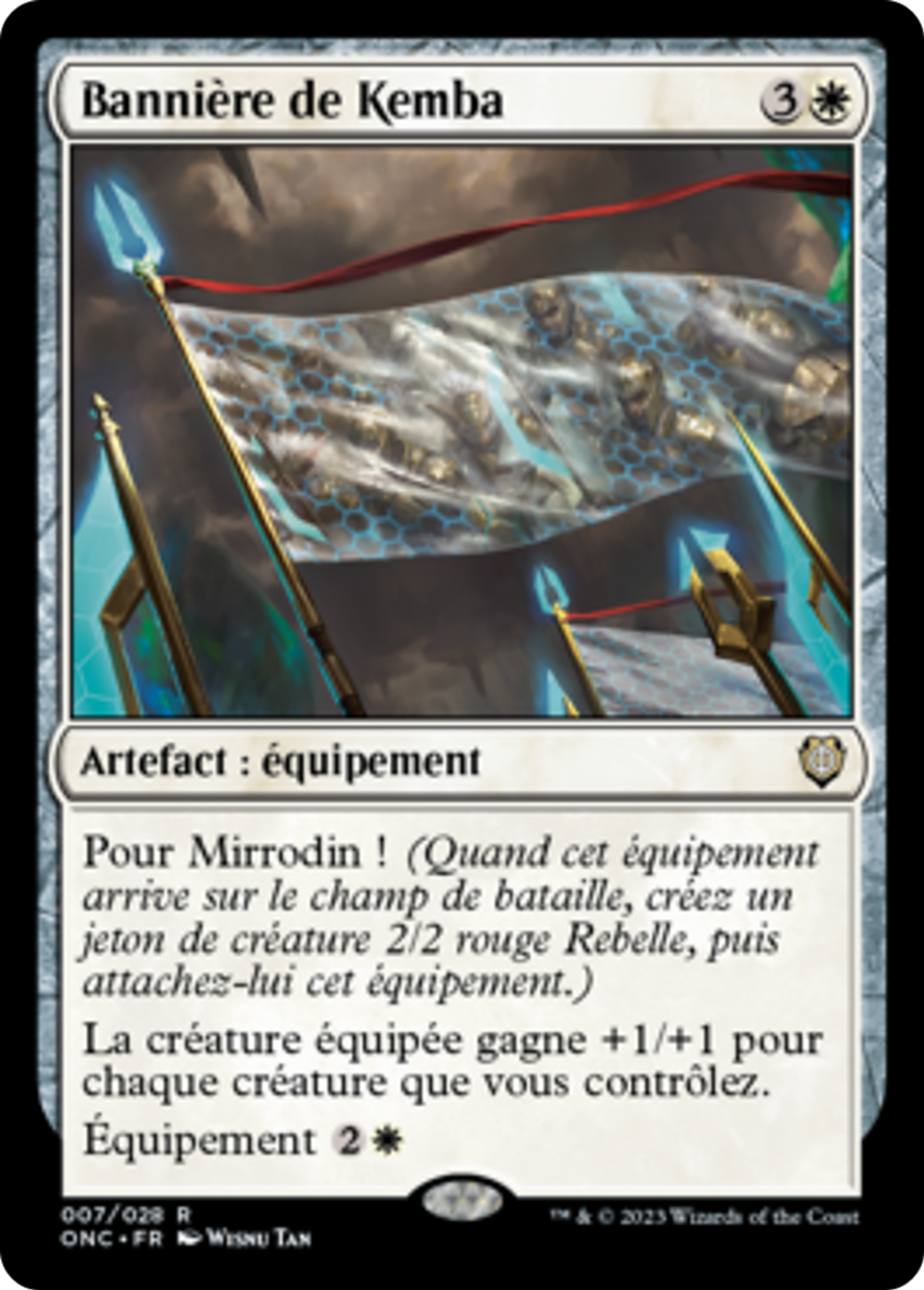 Bannière de Kemba — Phyrexia: All Will Be One Commander — Magic: The Gathering