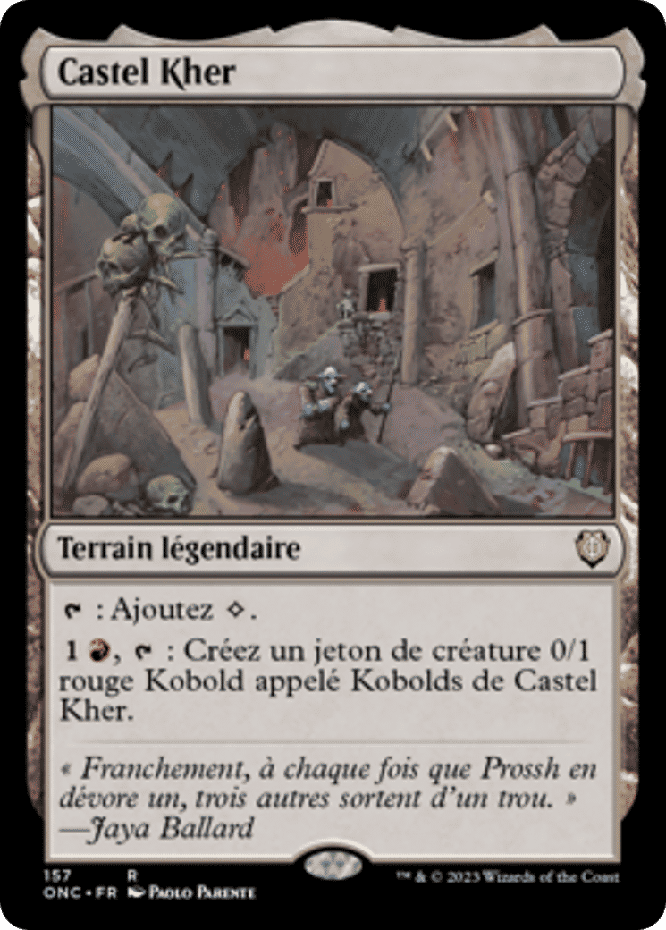 Castel Kher — Phyrexia: All Will Be One Commander — Magic: The Gathering