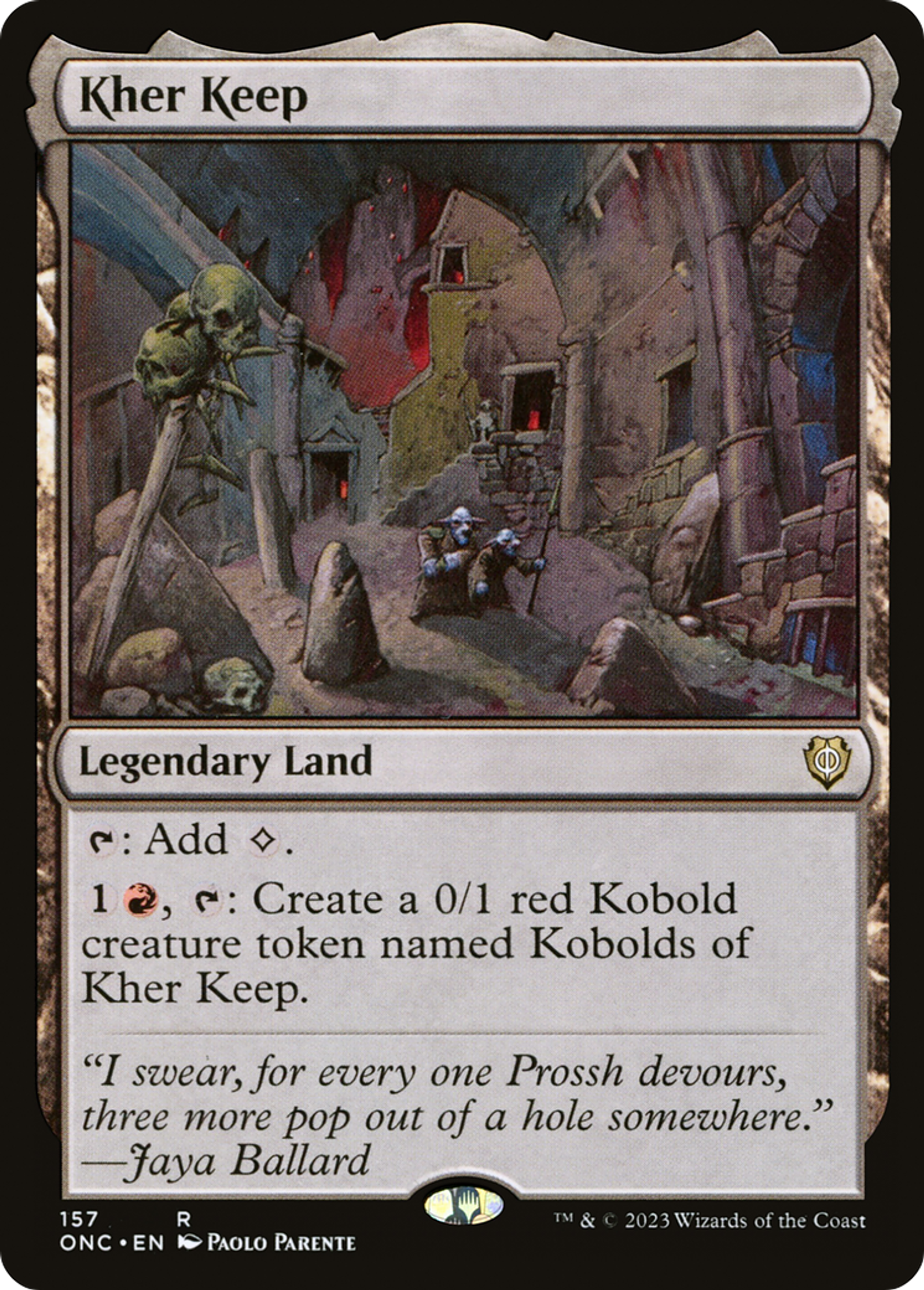 Castel Kher — Phyrexia: All Will Be One Commander — Magic: The Gathering