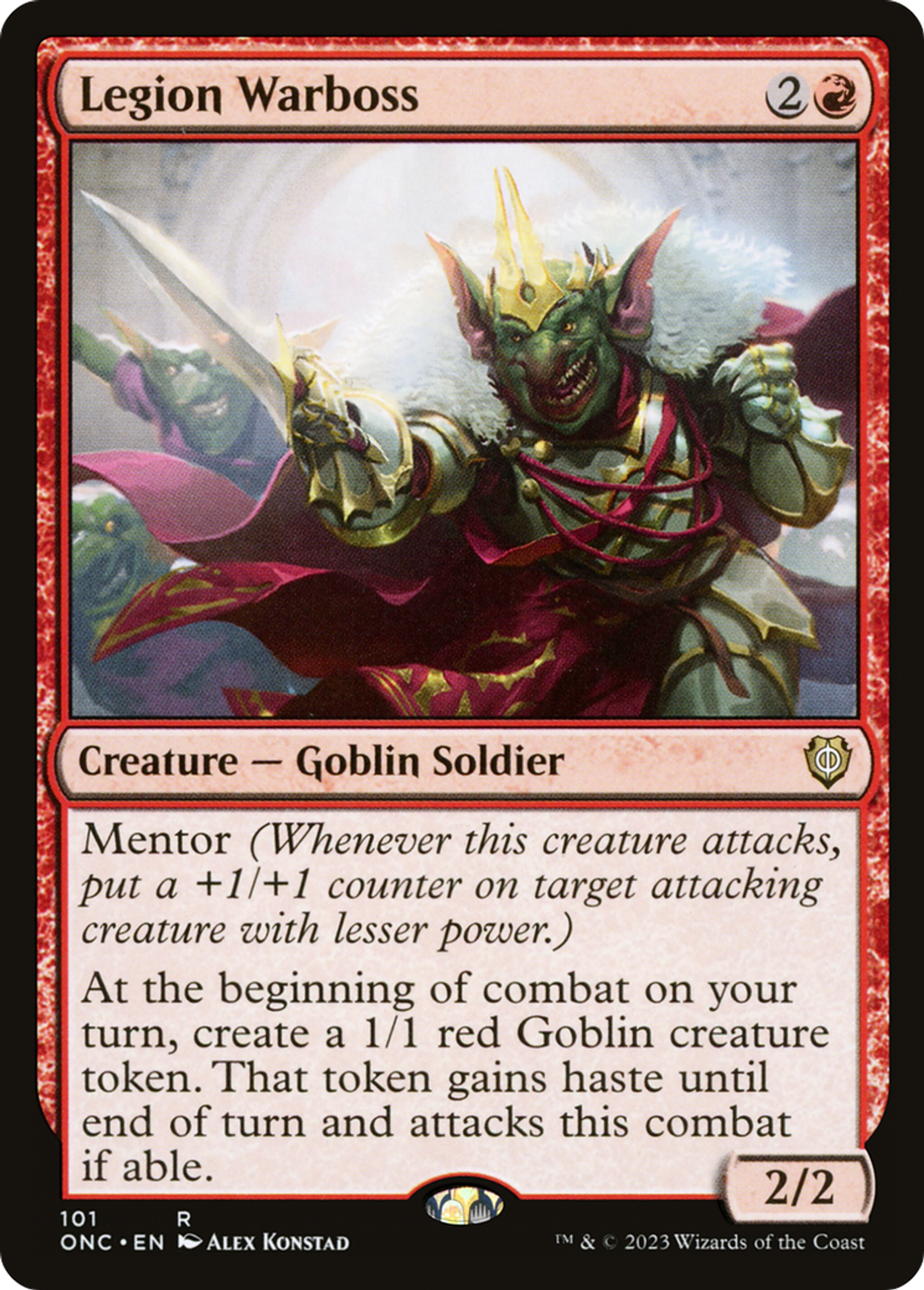 Patron de guerre de la Légion — Phyrexia: All Will Be One Commander — Magic: The Gathering