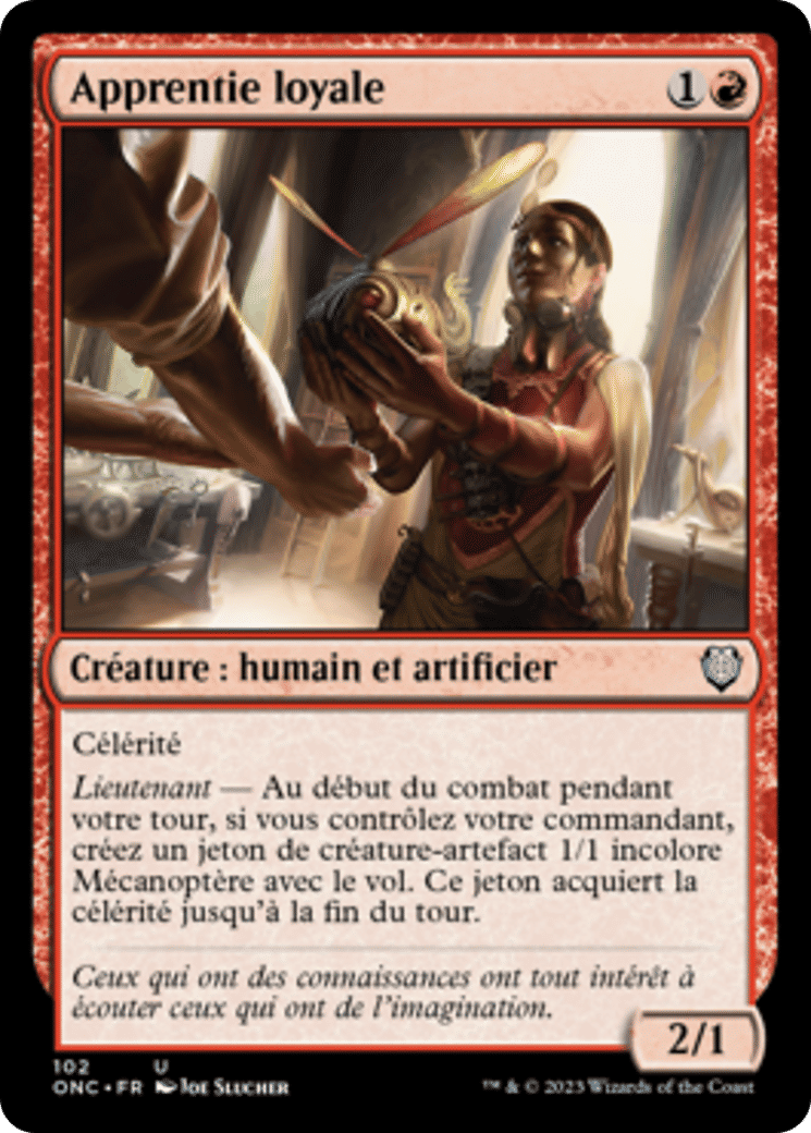 Apprentie loyale from Phyrexia: All Will Be One Commander - Magic: The Gathering