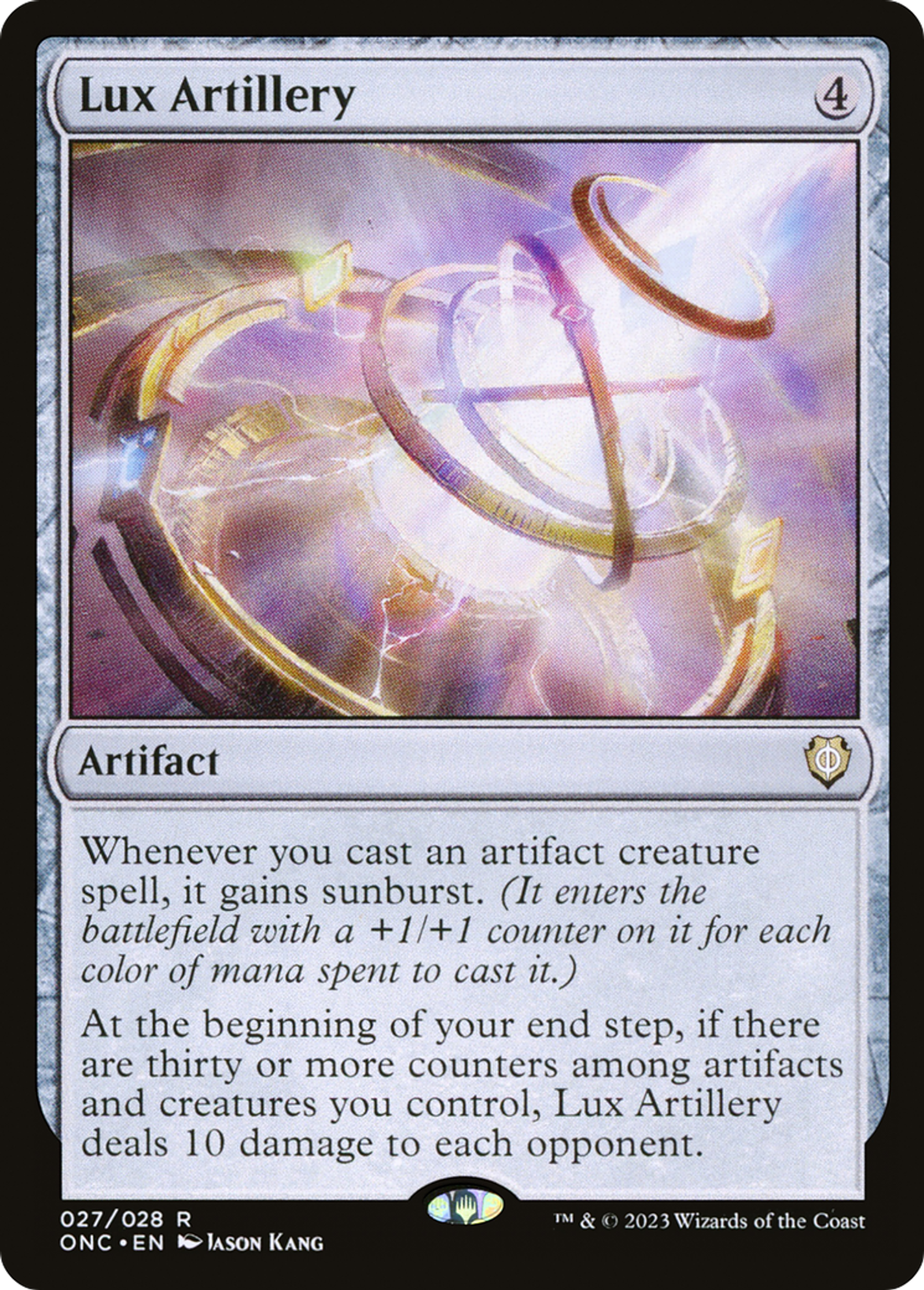 Artillerie-lux — Phyrexia: All Will Be One Commander — Magic: The Gathering