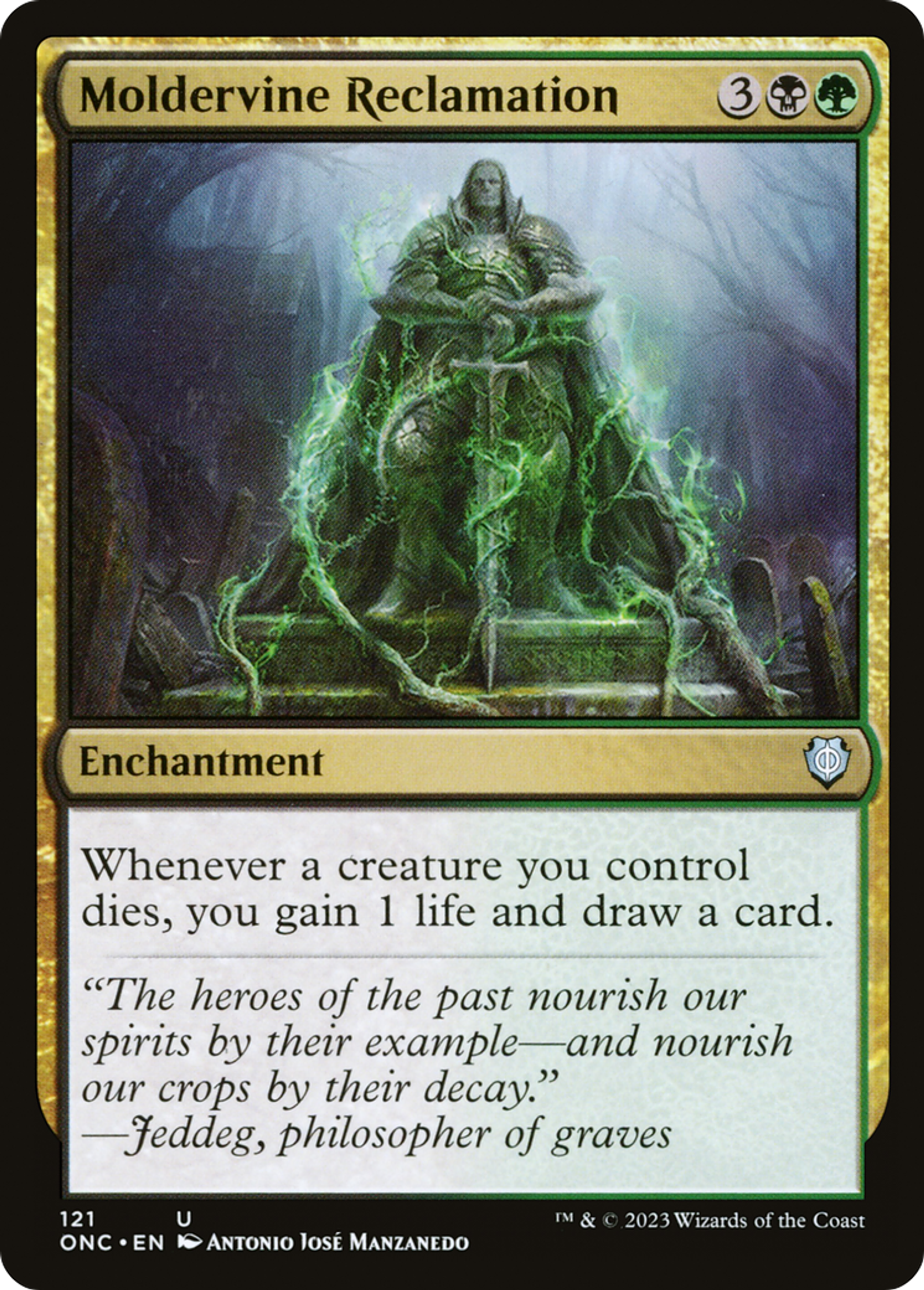 Reboisement de moiselierre — Phyrexia: All Will Be One Commander — Magic: The Gathering