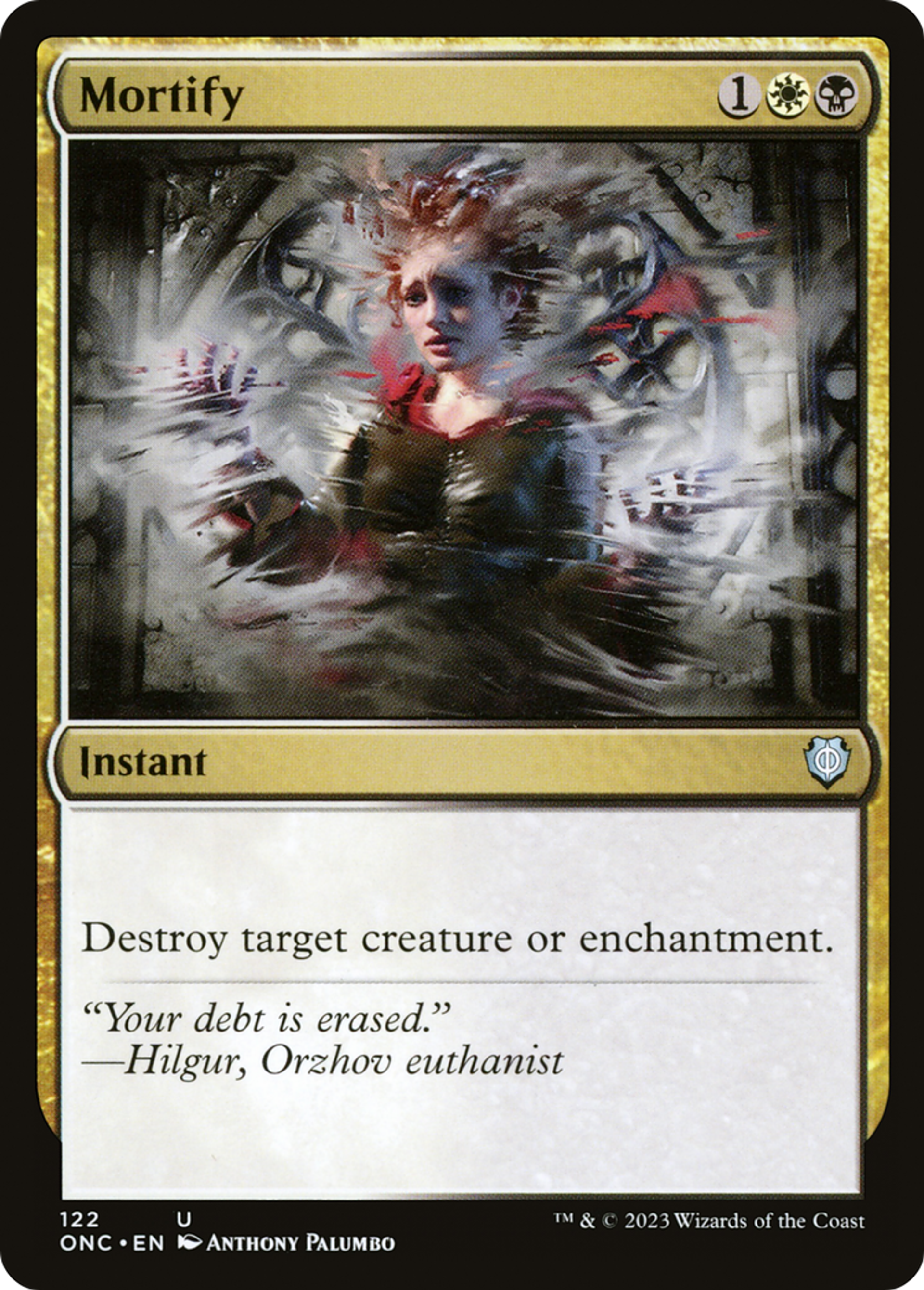 Mortification — Phyrexia: All Will Be One Commander — Magic: The Gathering