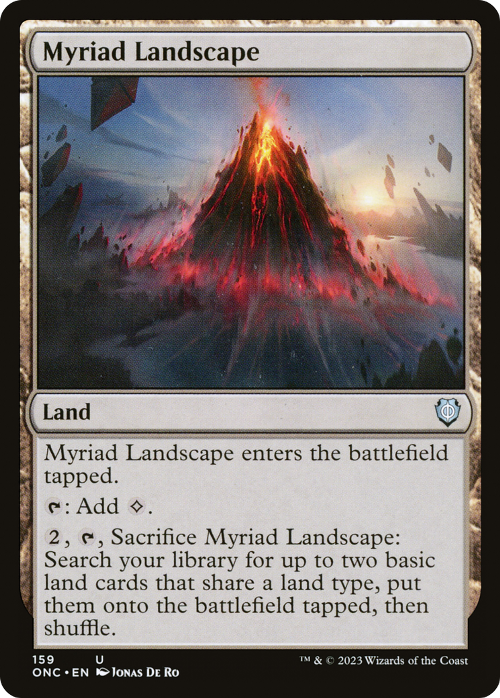 Paysage myriadaire — Phyrexia: All Will Be One Commander — Magic: The Gathering