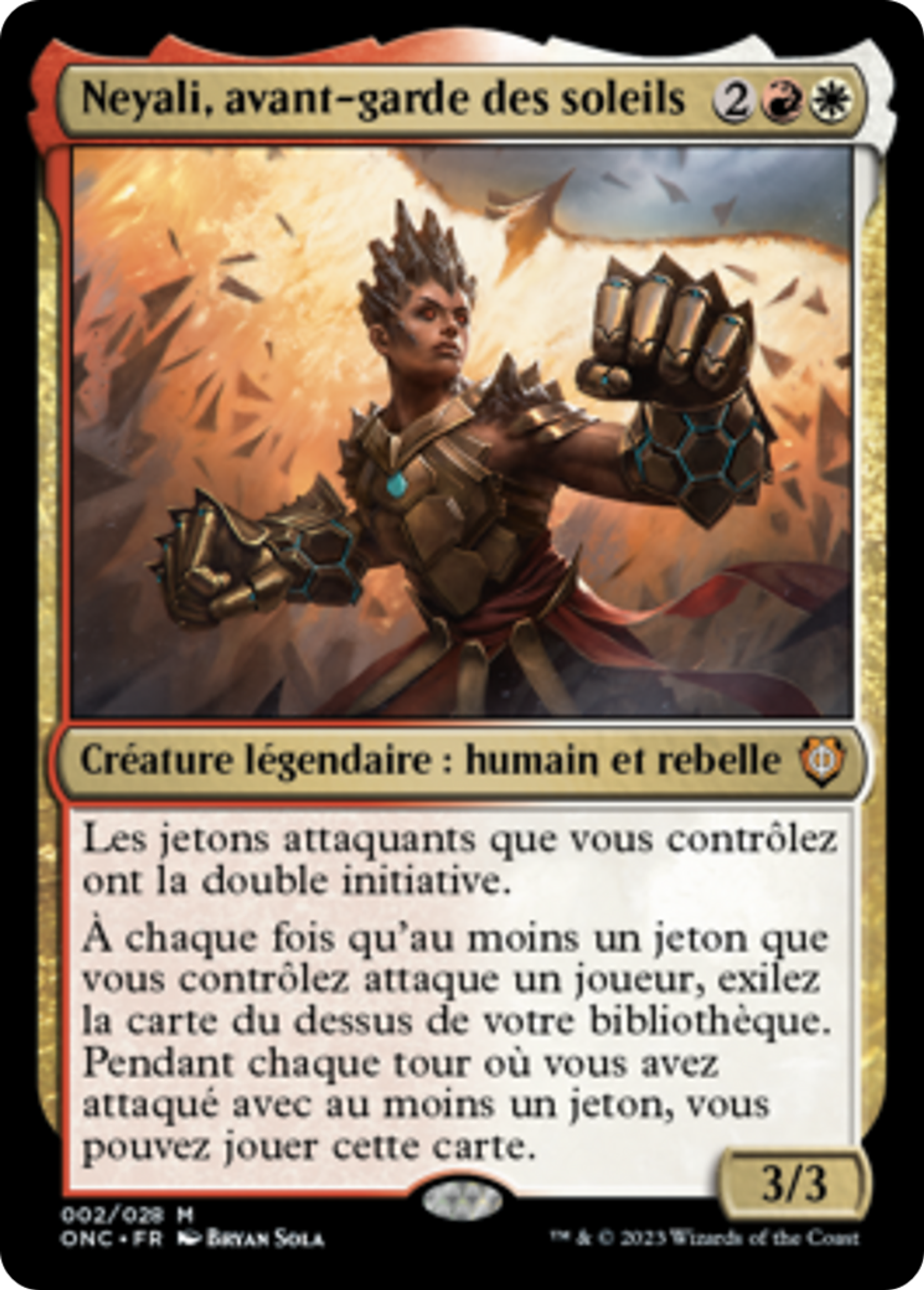 Neyali, avant-garde des soleils — Phyrexia: All Will Be One Commander — Magic: The Gathering